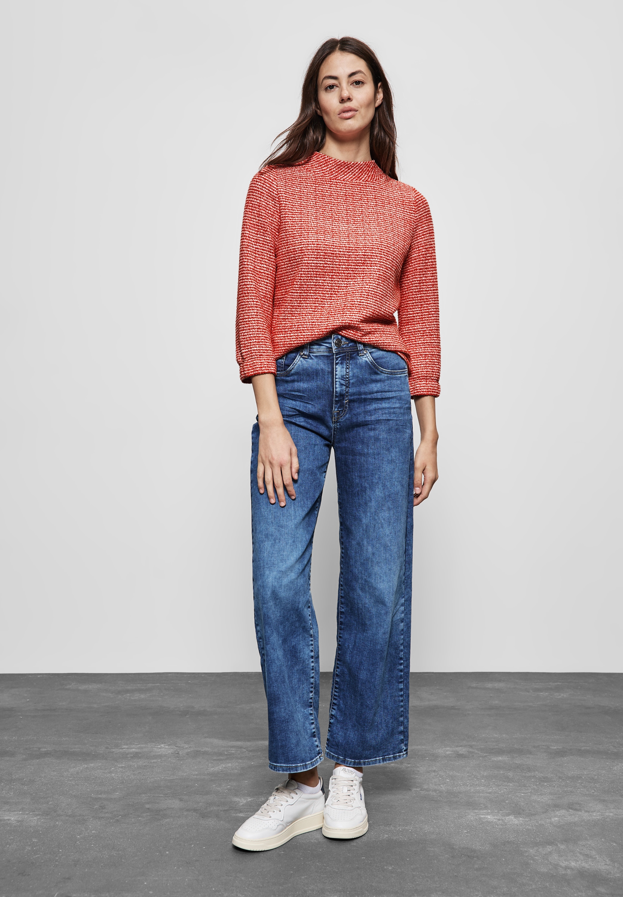 STREET ONE 3/4-Arm-Shirt, mit 3/4 Ärmeln