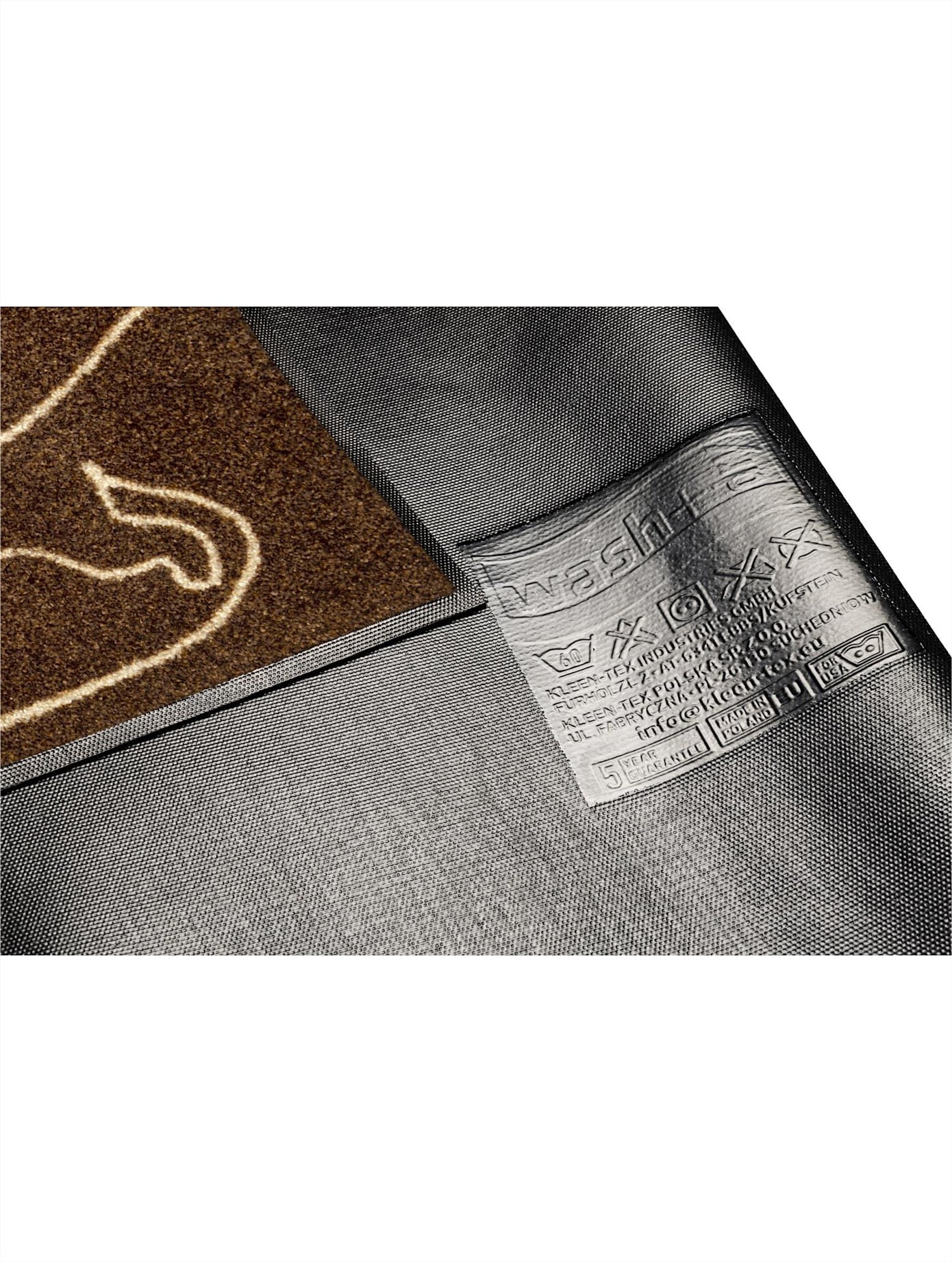 wash+dry by Kleen-Tex Doormat Brown/Ecru 50x75cm 3