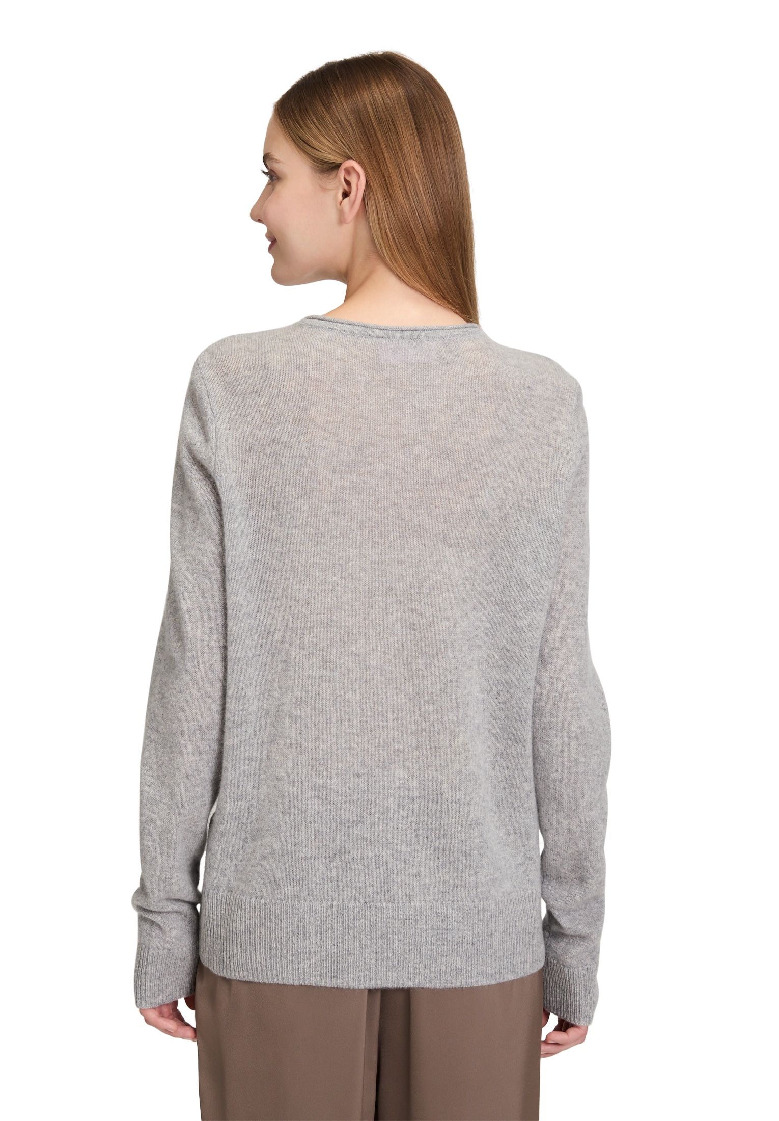 Betty Barclay Strickpullover »Betty Barclay Damen Kaschmir-Pullover mit Rundhalsausschnitt«, (1 tlg.), Strick