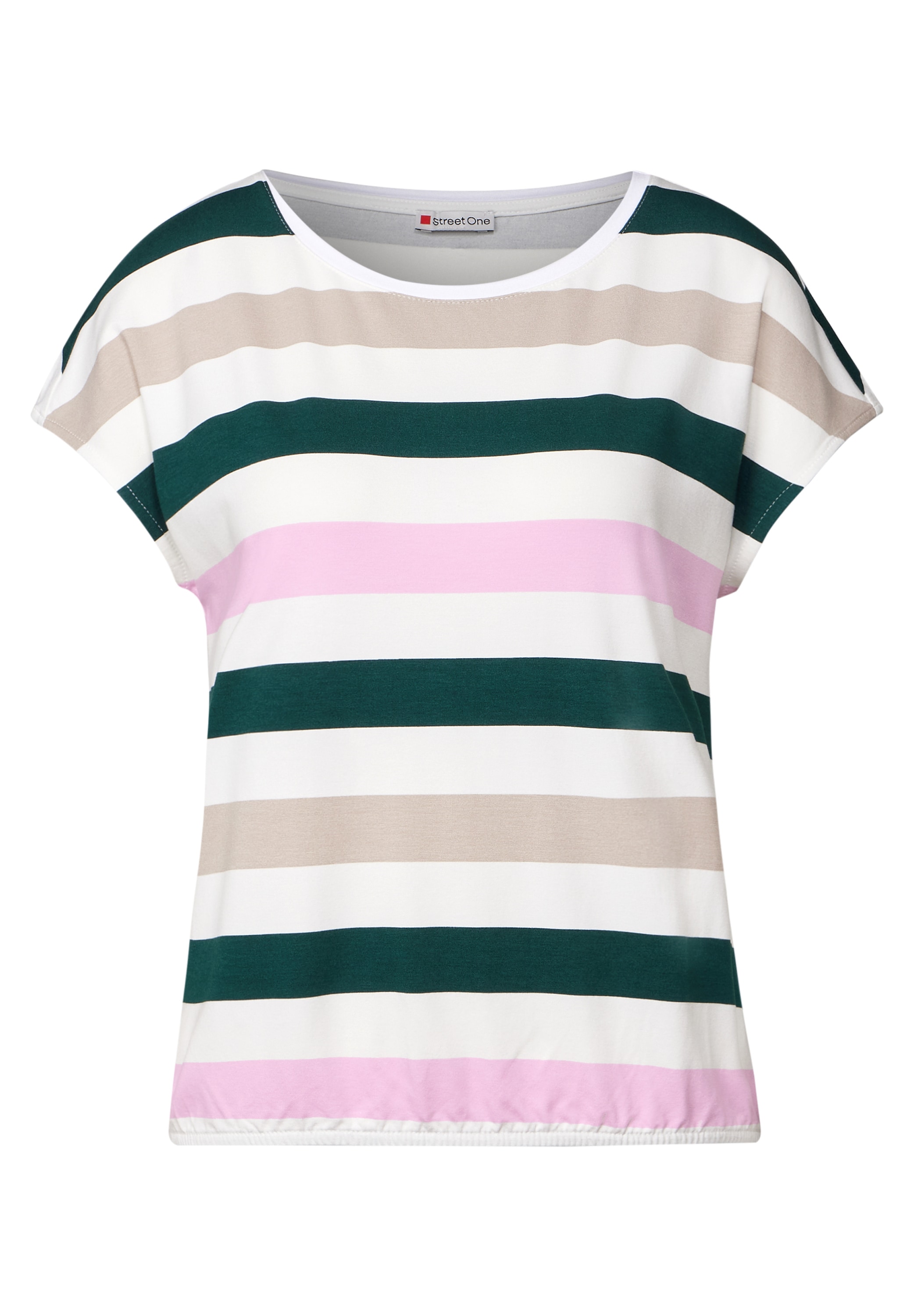 STREET ONE T-Shirt, mit Rundhalsausschnitt