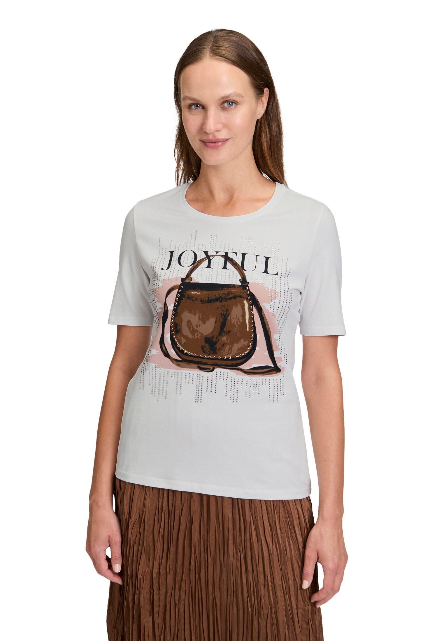 Betty Barclay Kurzarmshirt "Damen Basic Shirt mit Aufdruck", 1 Stk. günstig online kaufen