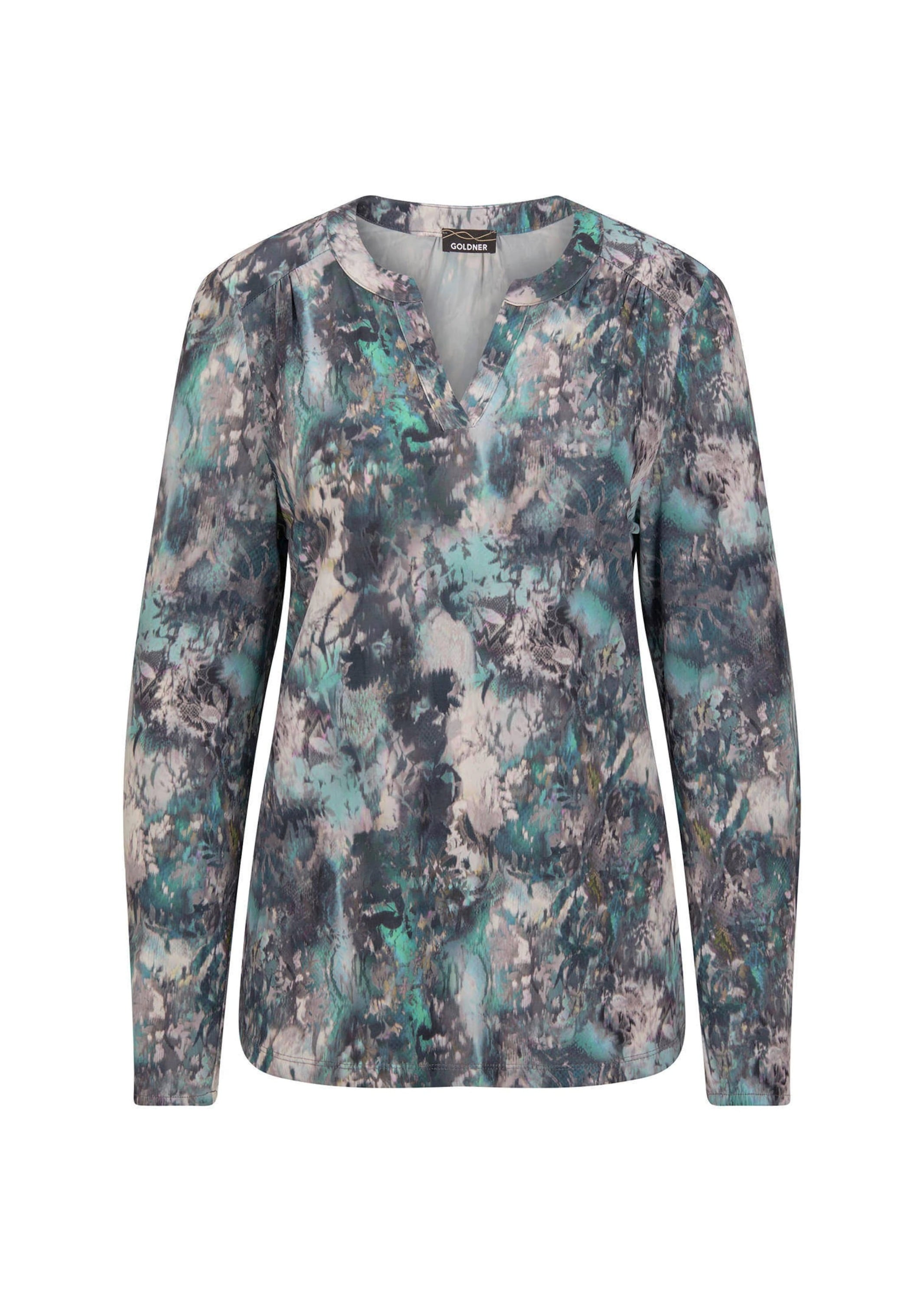 GOLDNER Kurzarmbluse "Elegantes Blusenshirt mit V-Ausschnitt" günstig online kaufen