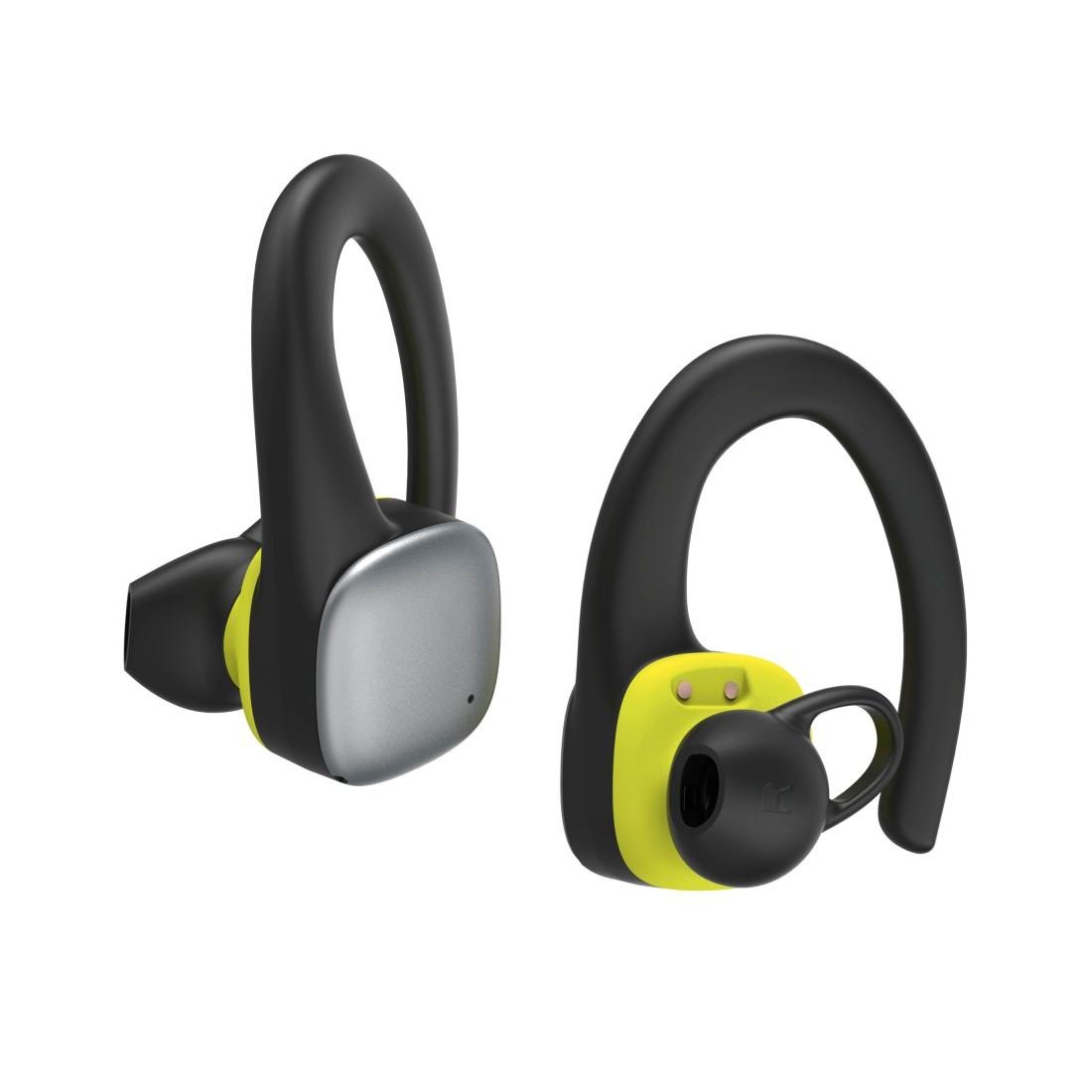 HAMA Sport-Kopfhörer "Wireless Bluetooth Headset, In-Ear Bluetooth Kopfhörer für den Sport", schwarz, Kopfhörer, kabellos