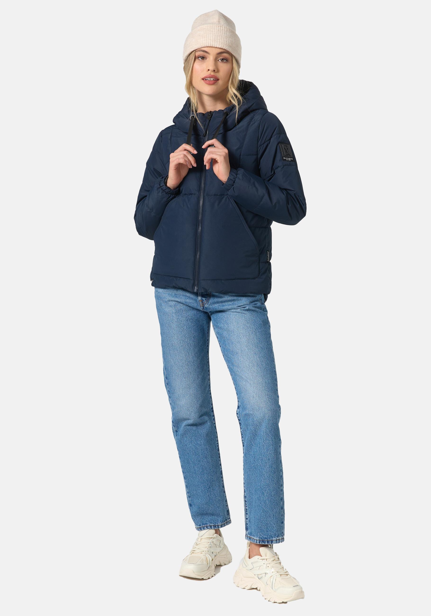 Navahoo Steppjacke »Eisbällchen«, mit Kapuze, stylische Damen Winterjacke mit Kapuze