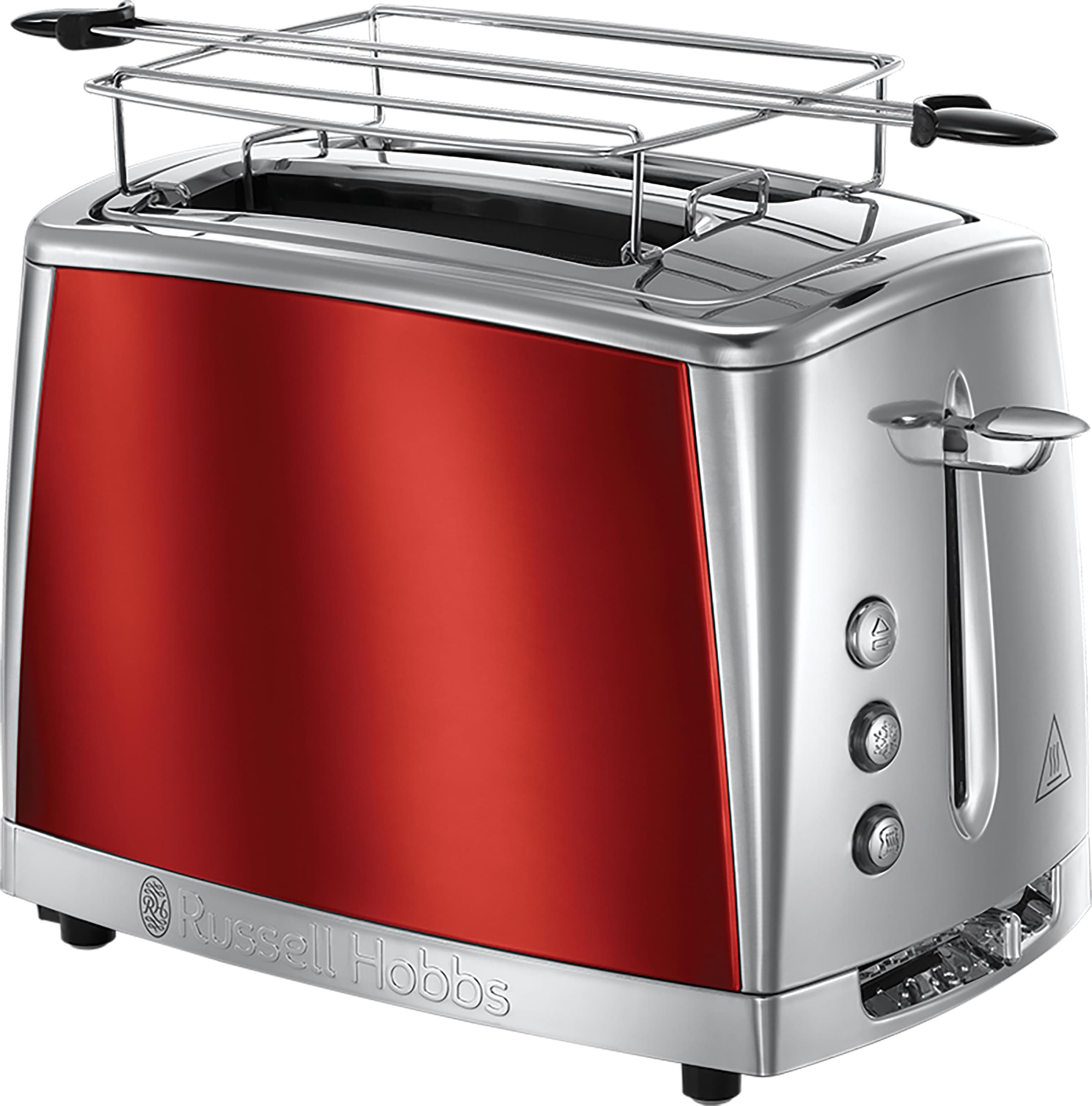 Toaster »Luna Solar Red 23221-56«, 2 kurze Schlitze, für 2 Scheiben, 1550 W