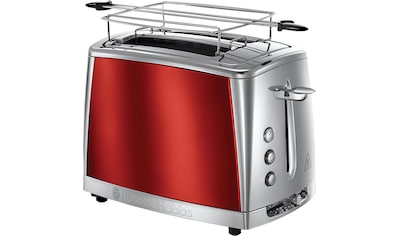 Toaster »Luna Solar Red 23221-56«, 2 kurze Schlitze, für 2 Scheiben, 1550 W