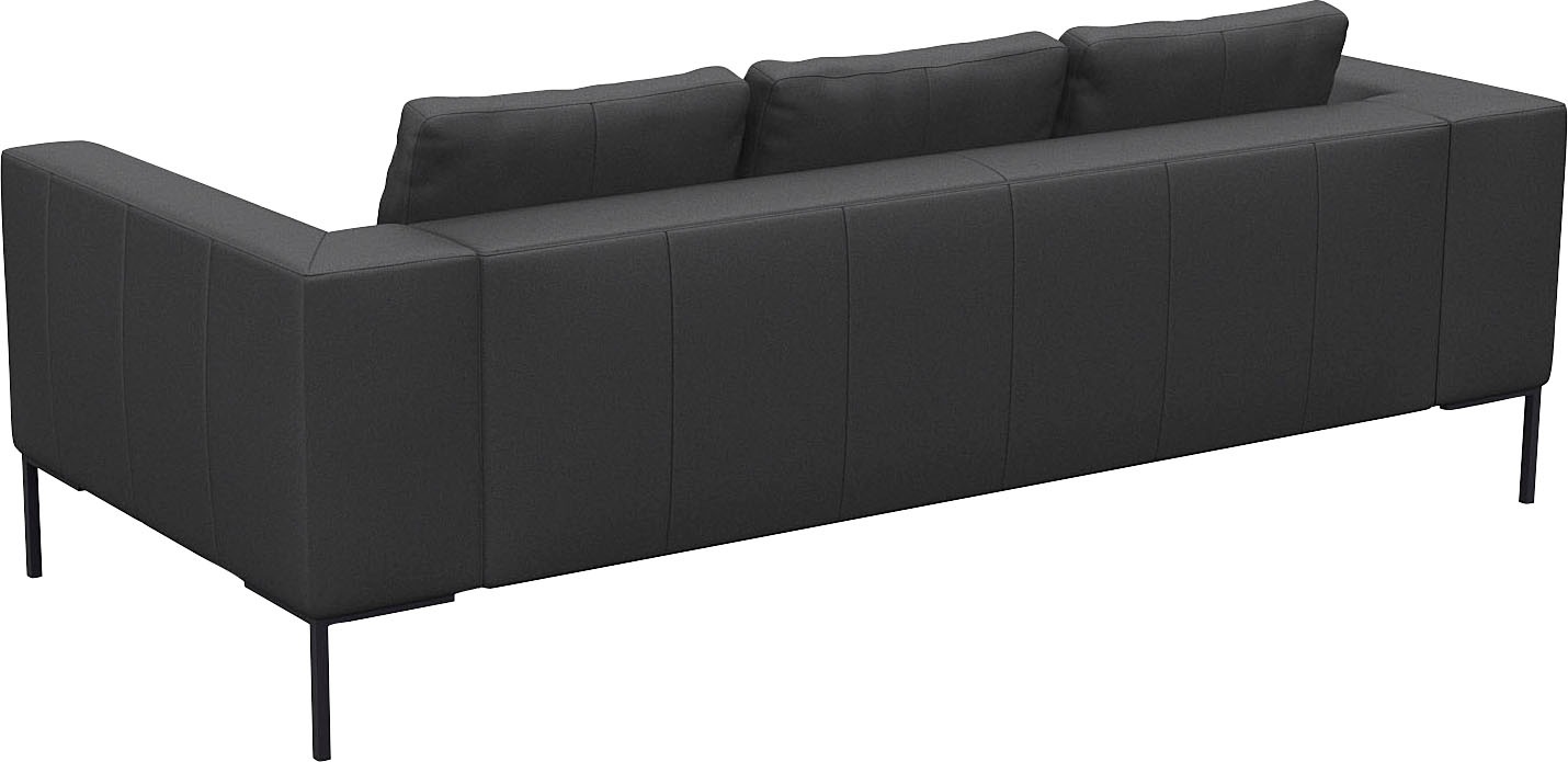 FLEXLUX 3-Sitzer »Loano, superbequemer Sitzkomfort durch Kaltschaum im Sitz«, modernes Sofa, frei im Raum stellbar, lose Kissen
