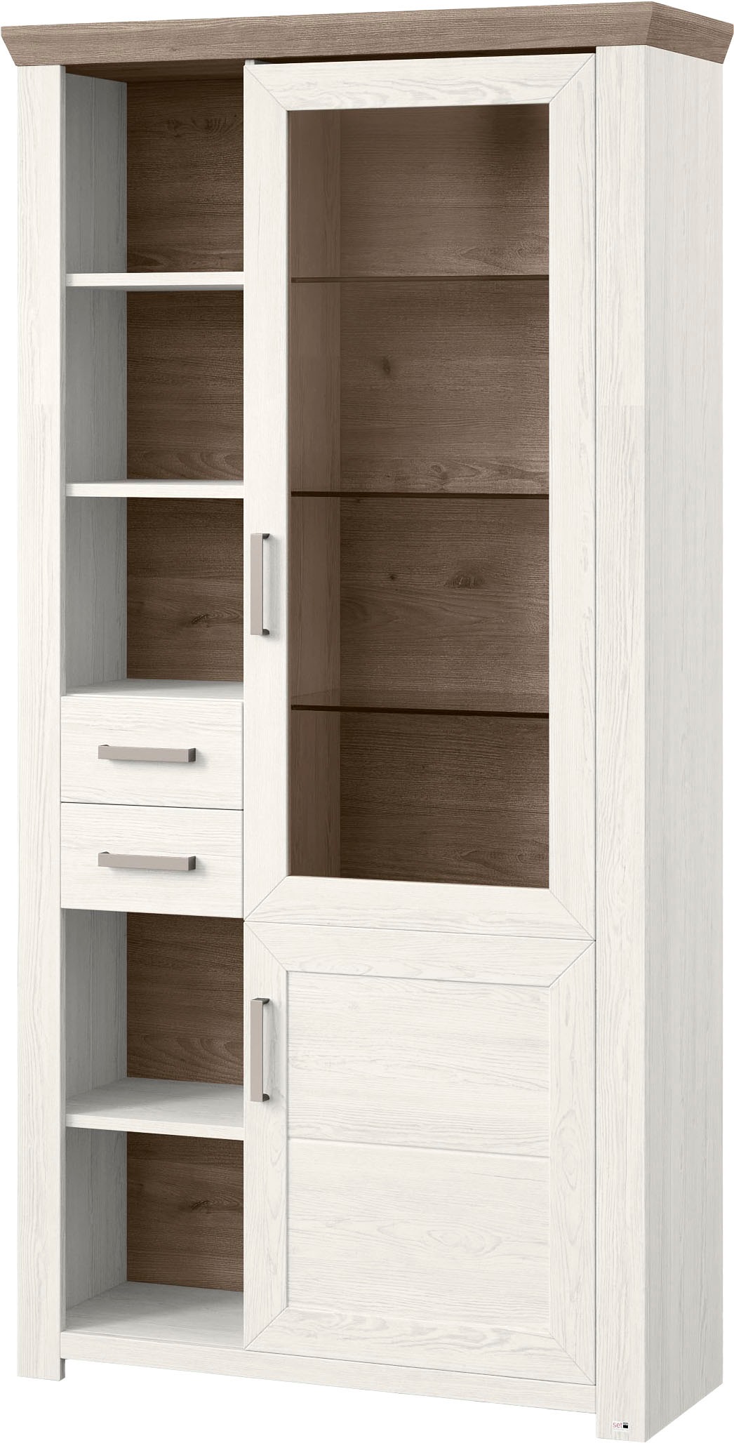 set one by Musterring Standvitrine "York" Typ 05 und 06, mit Glastür, Beleu günstig online kaufen