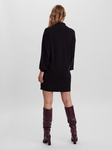 Vero Moda megzta suknelė »VMNANCY LS FUNNELNECK Suknelė GA NOOS«
