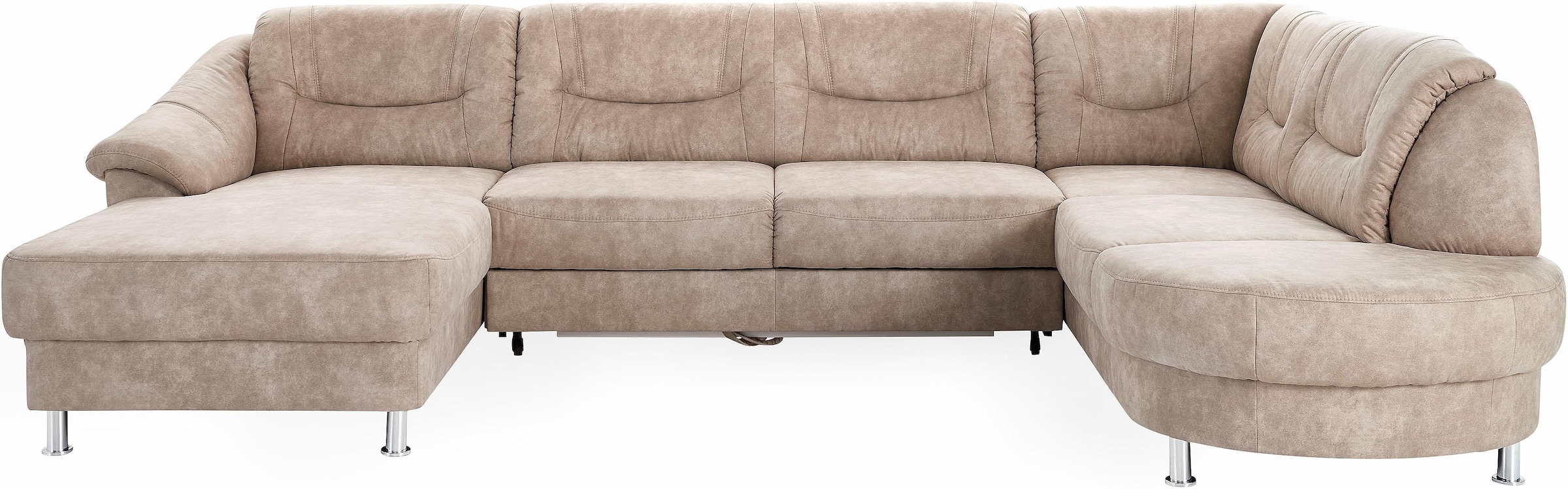 sit&more Wohnlandschaft »Salsa U-Form«, mit Federkern, wahlweise mit Bettfunktion