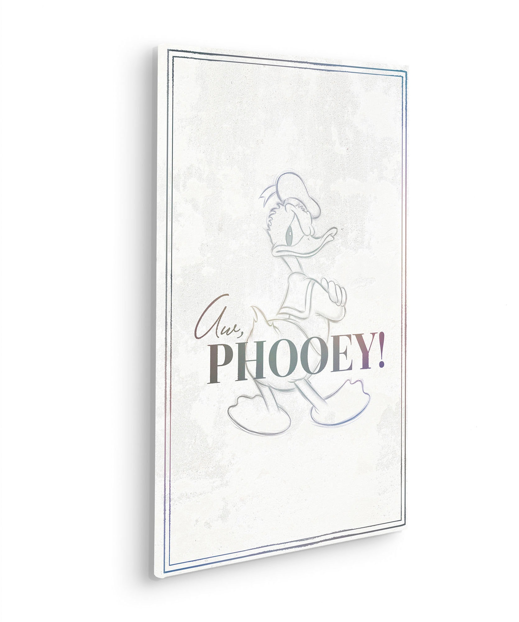 Komar Leinwandbild »Donald Duck Phooey! - Größe 40 x 60 cm«, Disney, (1 St., 40 x 60 cm (Breite x Höhe), Keilrahmenbild mit Echtholzrahmen, Kinderzimmer