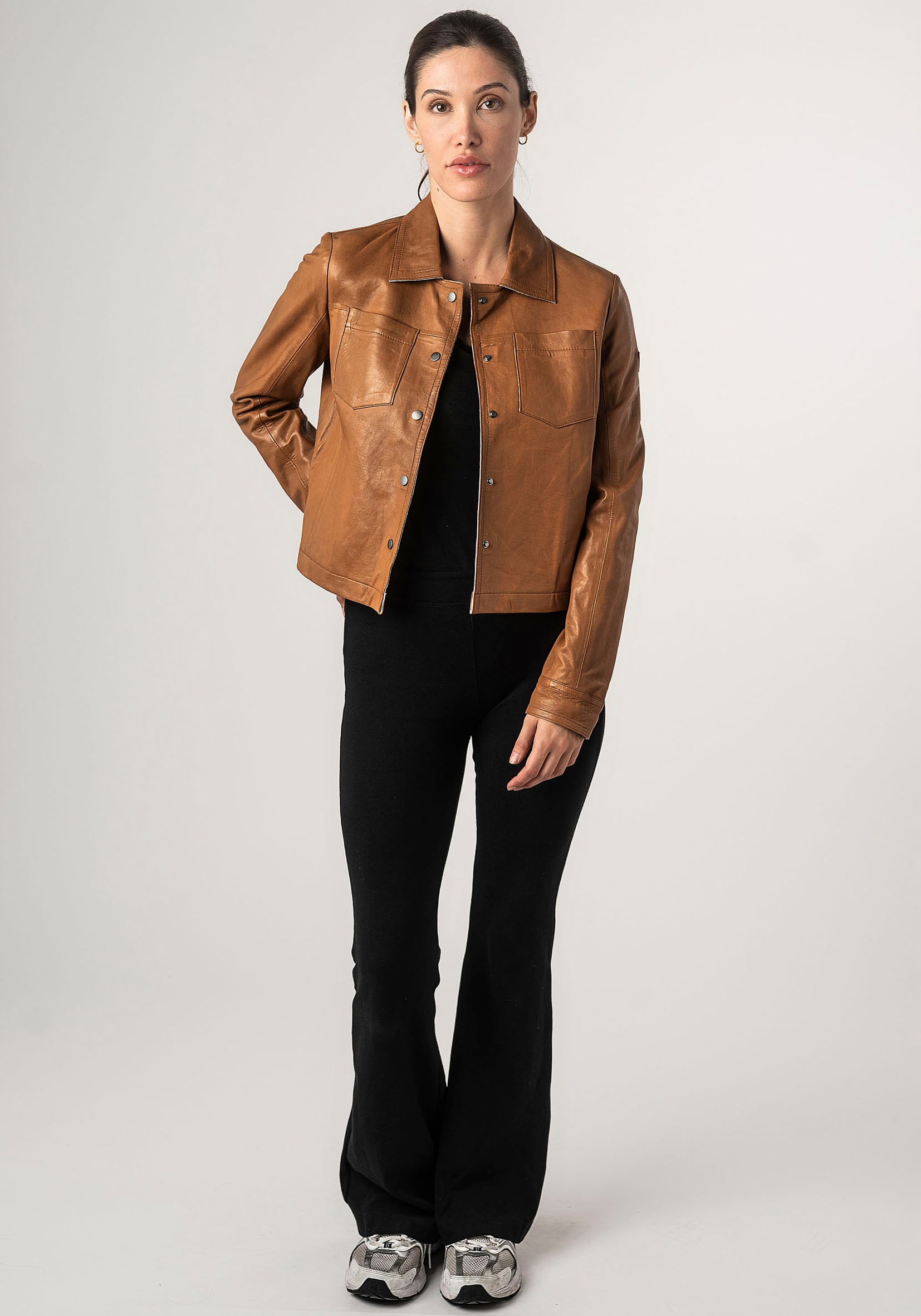 Mauritius Lederjacke »MWLefei«, mit Brusttaschen