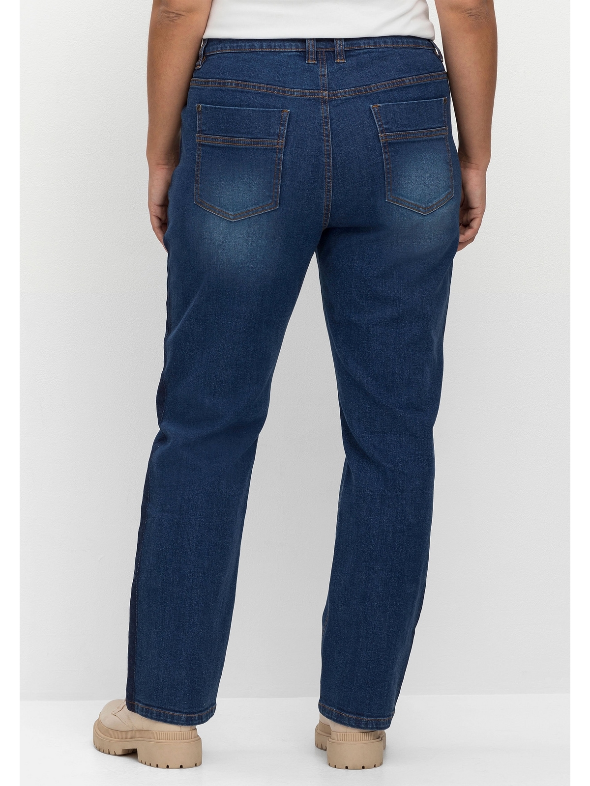 Sheego Gerade Jeans »Große Größen«, PIA für sehr kräftige Oberschenkel