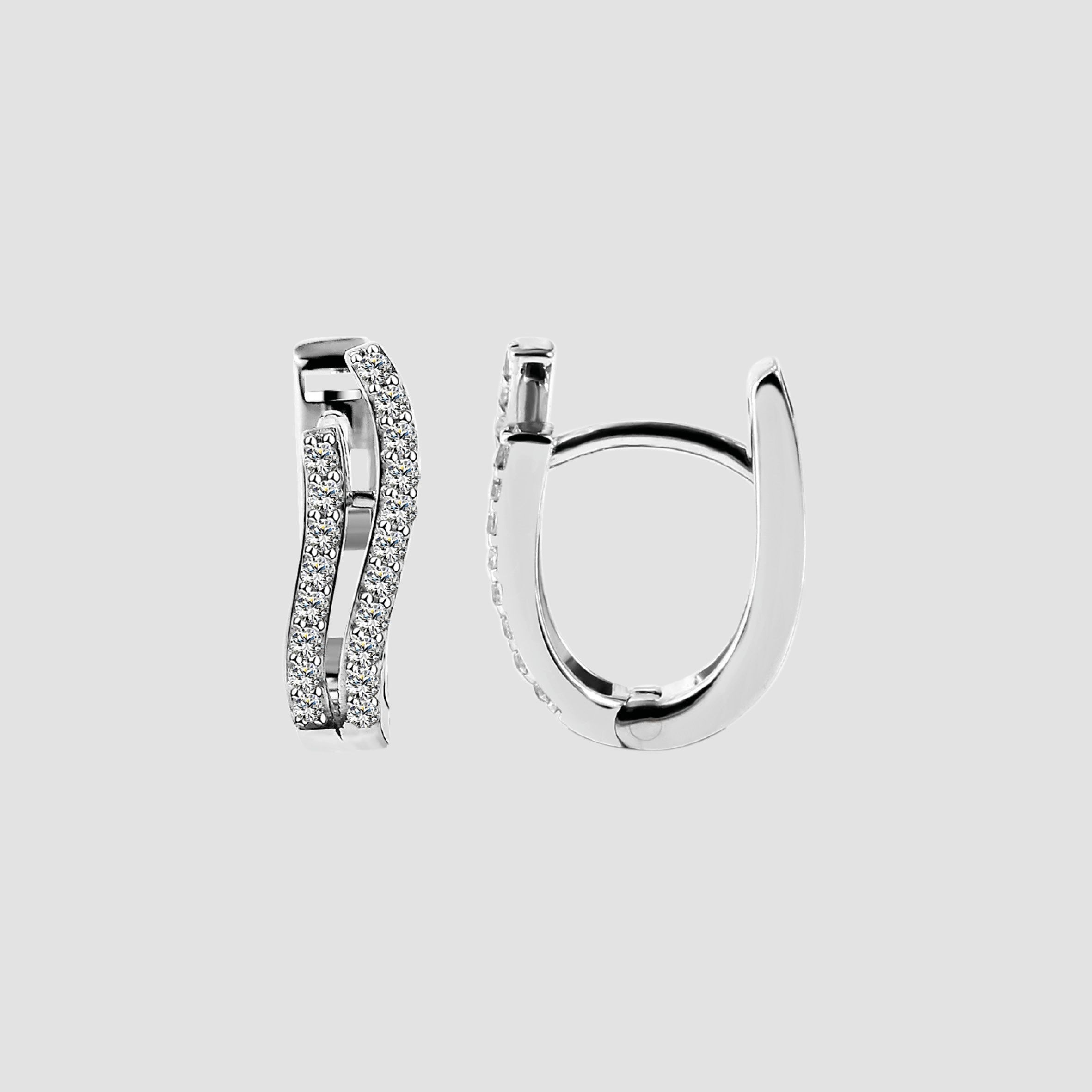 Adelia´s Klappcreolen "Damen Ohrringe – Klappcreole aus 333 Gold mit Zirkon günstig online kaufen