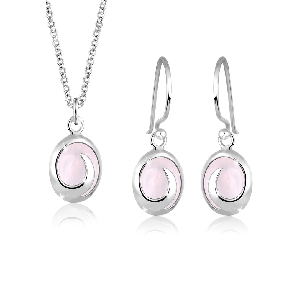 Elli Schmuckset »Edelstein 925 Sterling Silber«