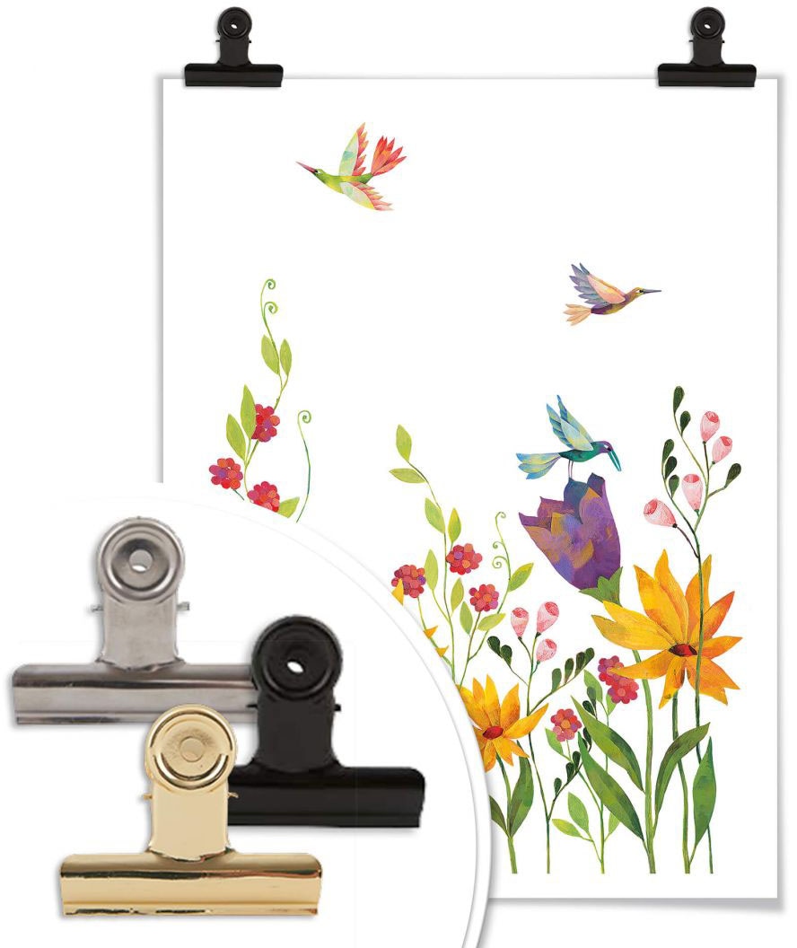| Wandbilder Blütenpoesie«, Pflanzen, St.), BAUR Poster, (1 Wandbild, bestellen Wall-Art Poster Bild, Wandposter »Märchen