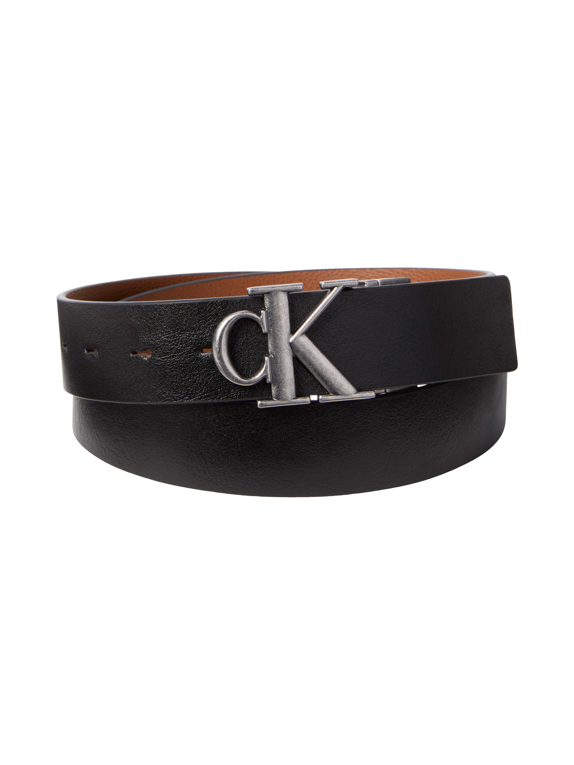 Calvin Klein Ledergürtel "CK BUCKLE TUMBLED 35MM ADJ/REV" Umkehrbar günstig online kaufen