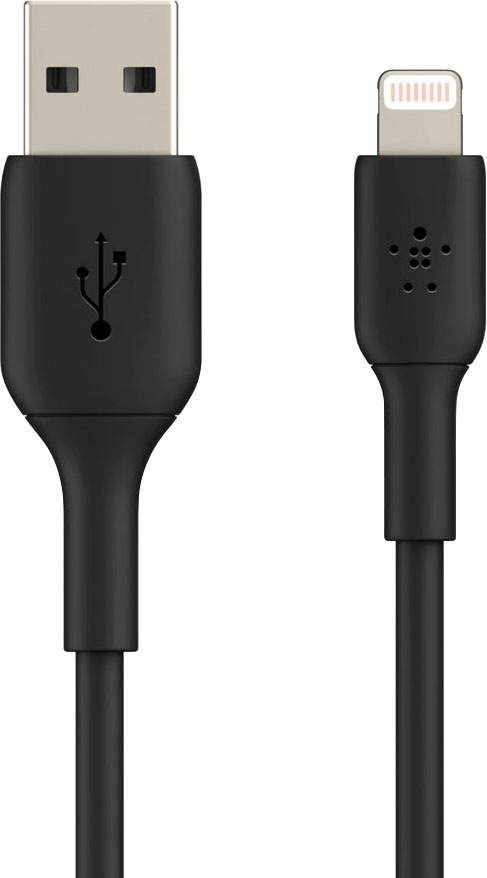 Belkin Smartphone-Kabel »Lightning Lade/Sync Kabel PVC mfi zertifiziert 15 cm«, USB Typ A, Lightning, 15 cm