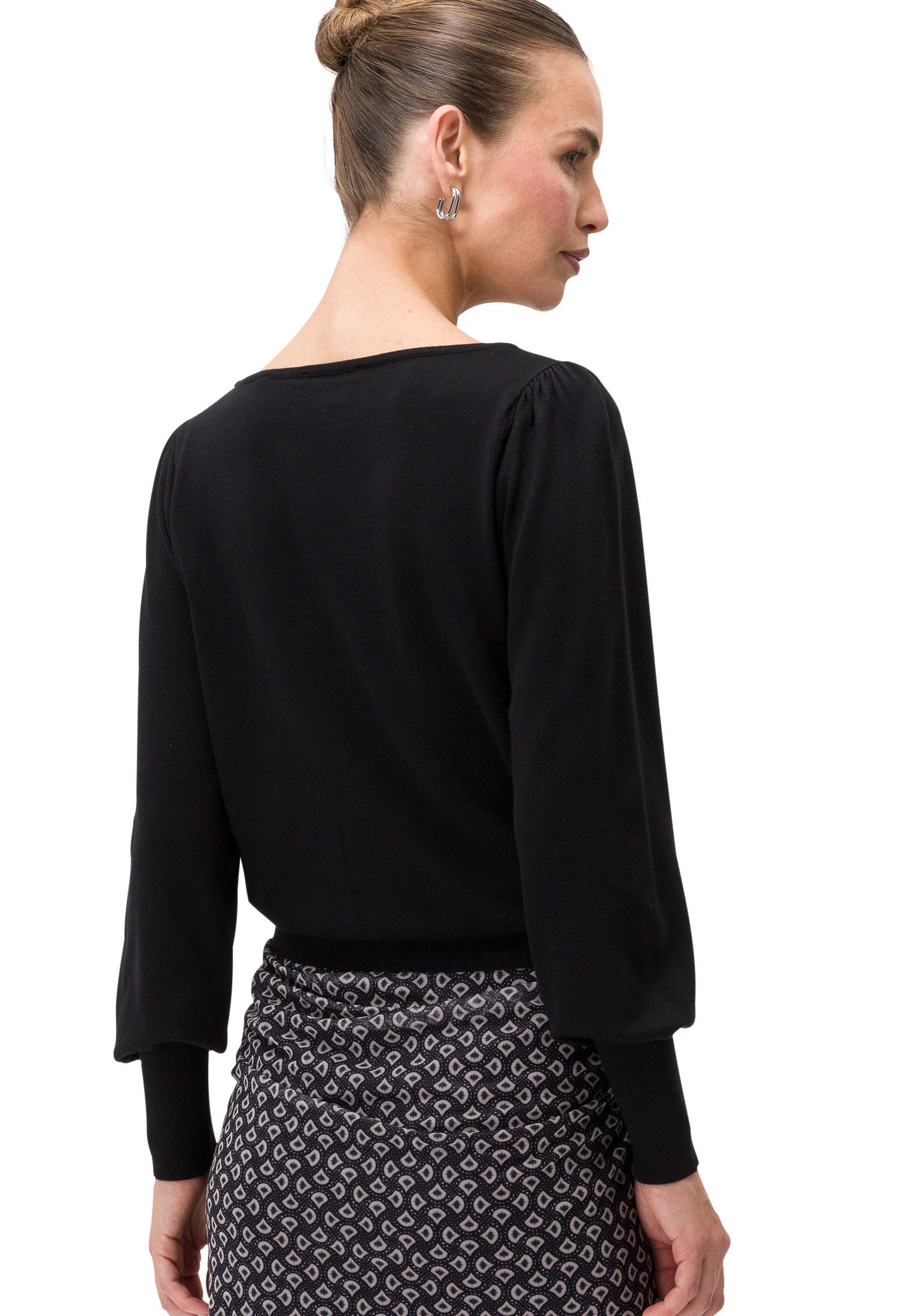 Zero Strickpullover »zero Pullover mit U-Boot Ausschnitt«, (1 tlg.), Plain/ohne Details