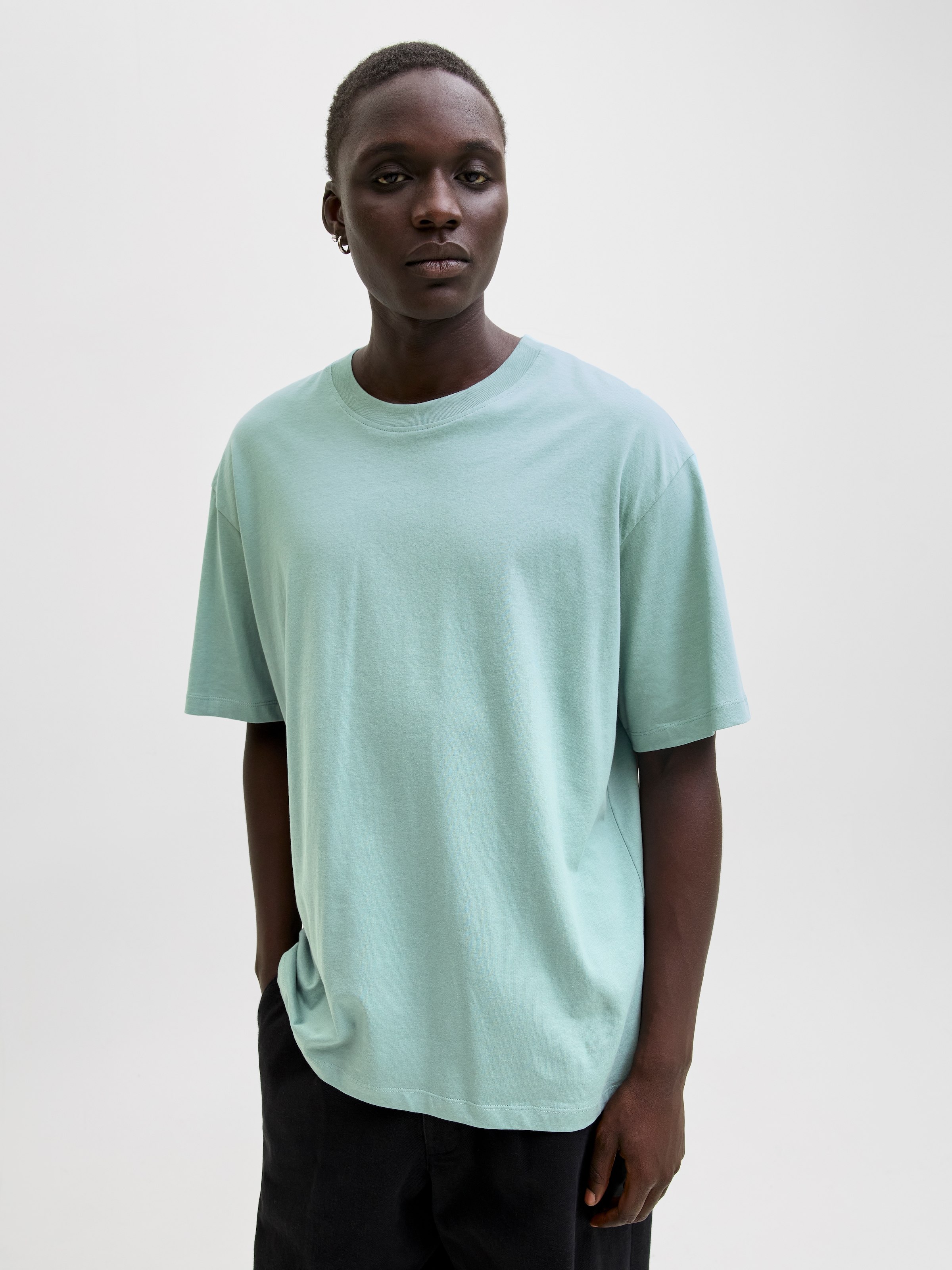 Jack & Jones "JJEBRADLEY Oversize T-Shirt mit klassischem Rundhalsausschnit günstig online kaufen