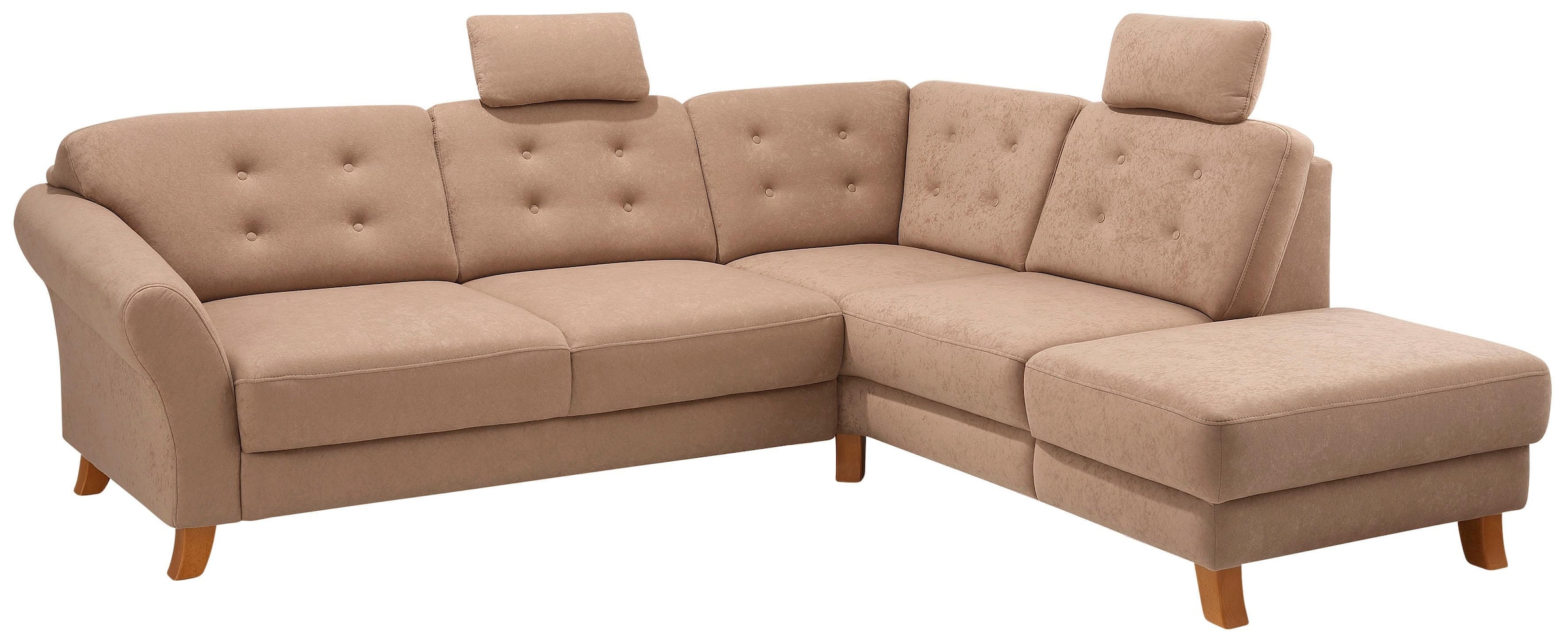 Home affaire Ecksofa »Trondheim L-Form«, mit Federkern