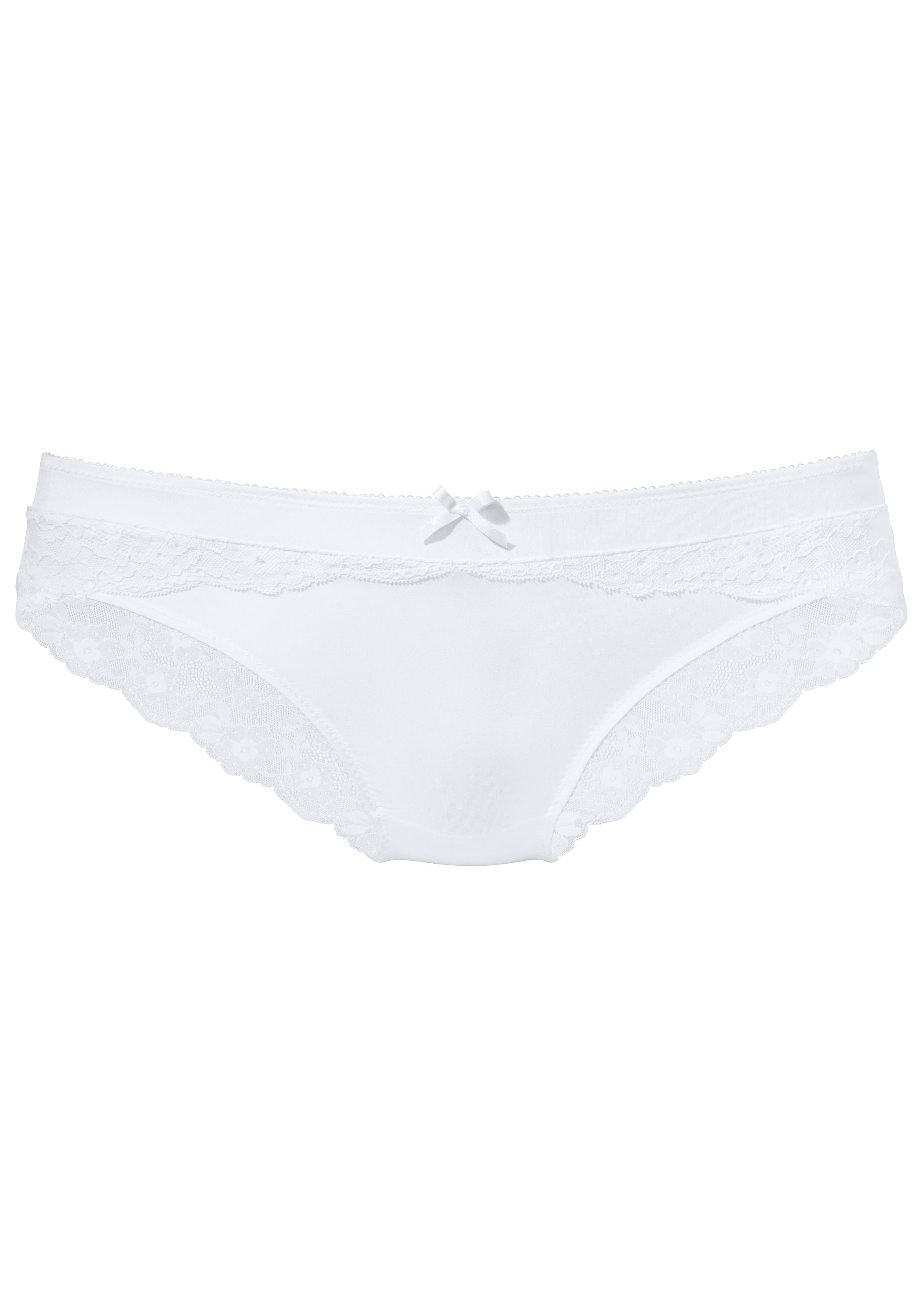 Vivance Panty, mit blumiger Spitze und feiner Zierschleife