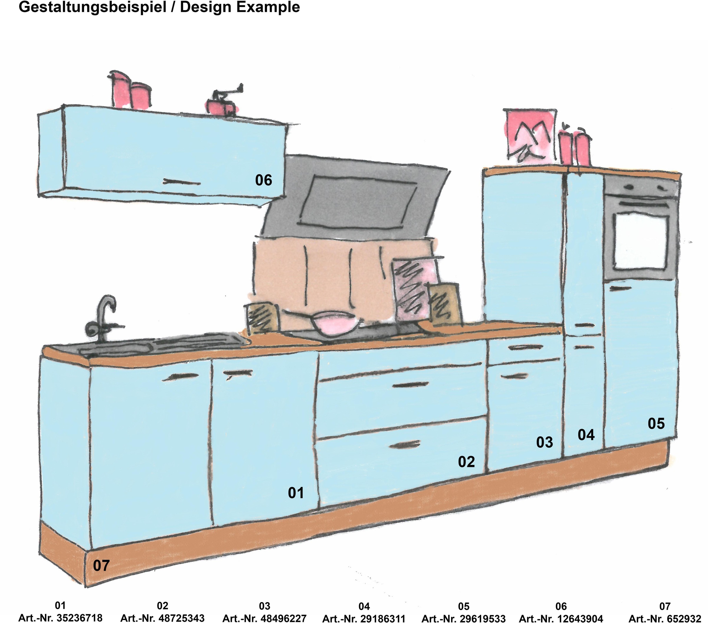 OPTIFIT Spülenschrank »Cara«, Breite 100 cm kaufen | BAUR