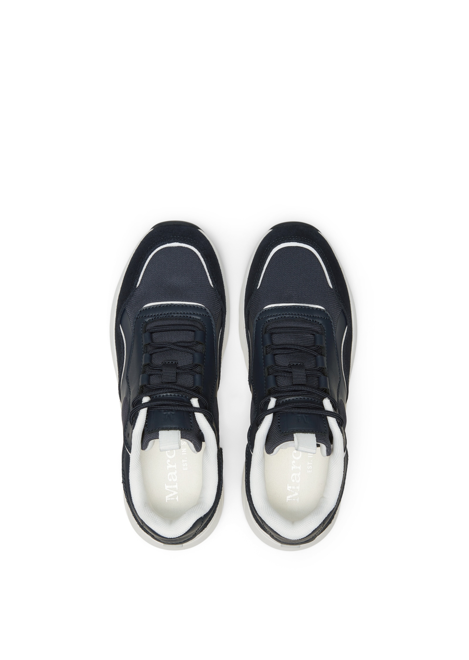 Marc O'Polo Sneaker »aus Rindleder und Mesh«