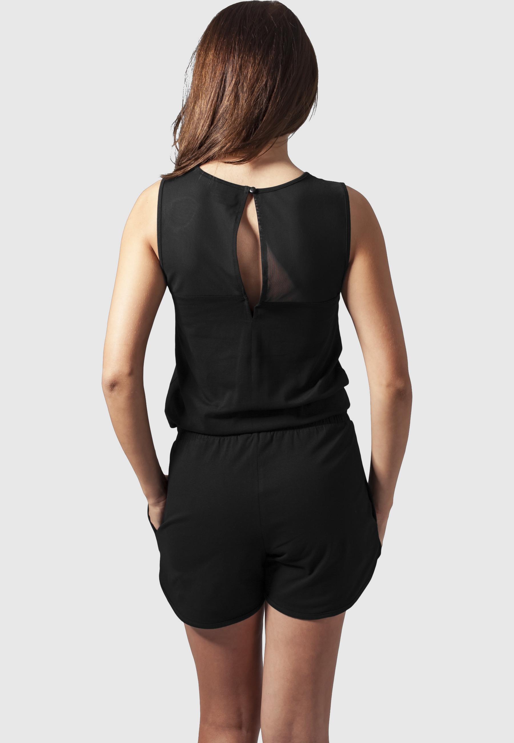 URBAN CLASSICS Jumpsuit »Urban Classics Damen Ladies Tech Mesh Hot Jumpsuit« 1 Stk.