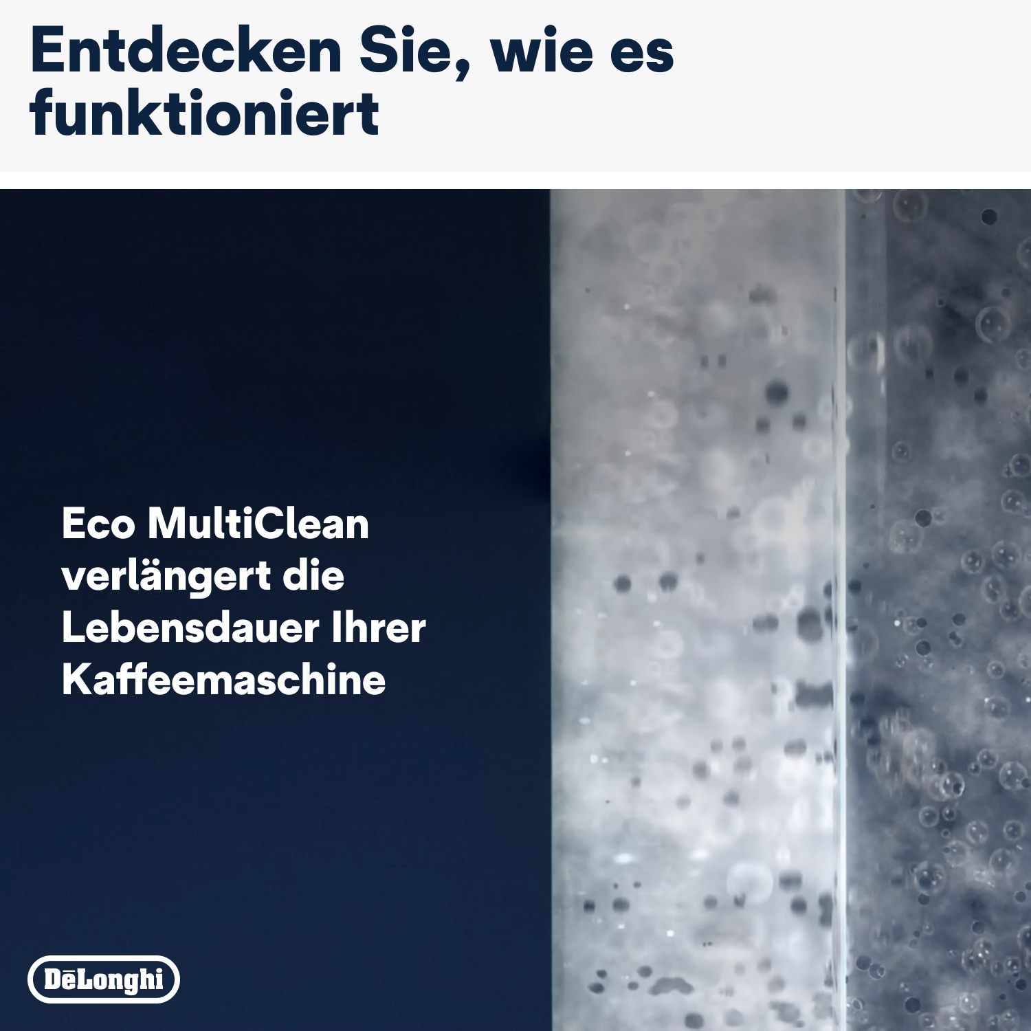 De'Longhi Milchkreislauf-Reiniger »DLSC550 Eco MultiClean« verlängert die Lebensdauer der Maschine