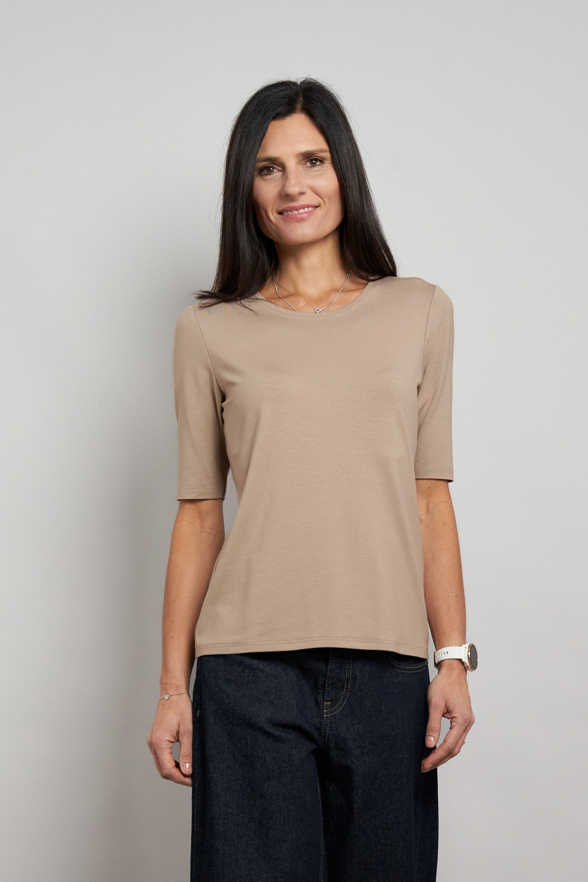Seidel Moden T-Shirt mit Rundhalsausschnitt, MADE IN GERMANY