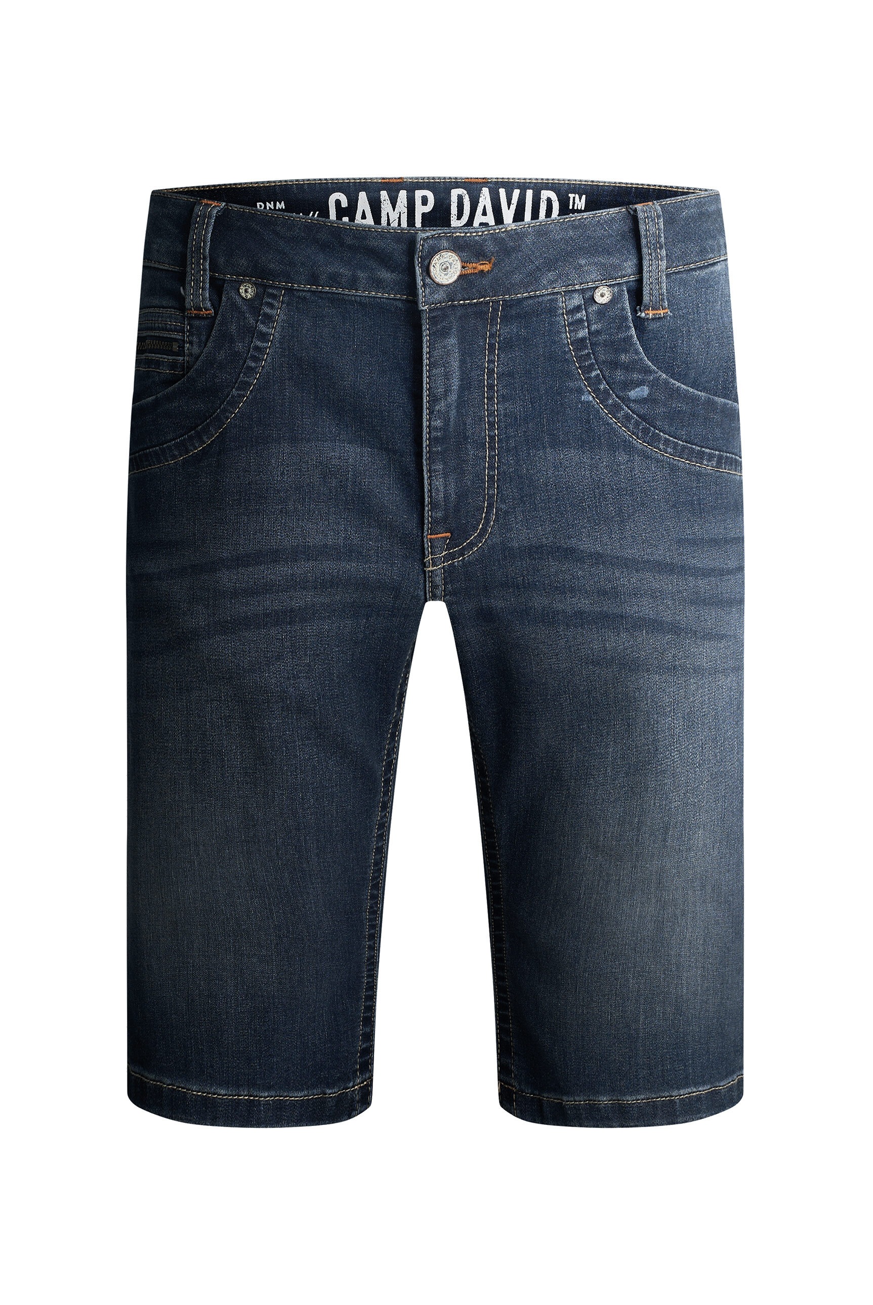 CAMP DAVID Jeansshorts mit Turn-Up Saum