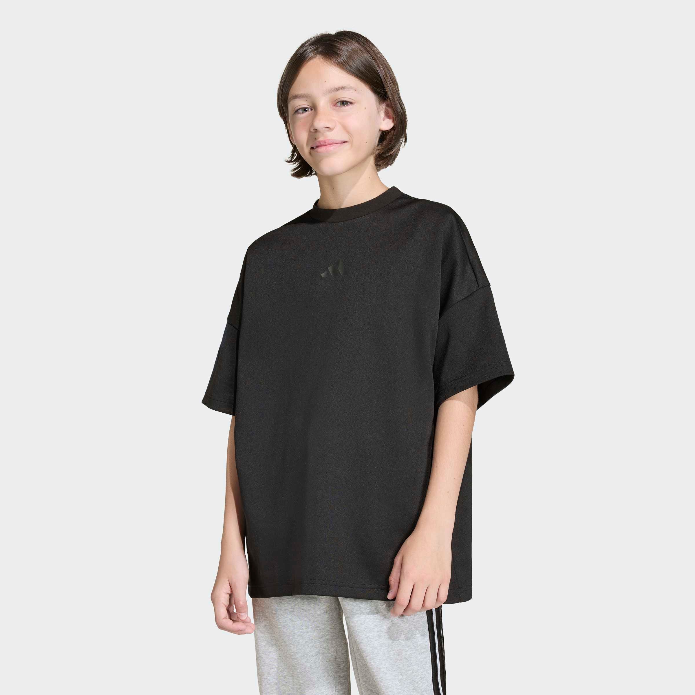 adidas Sportswear T-Shirt »J FI OVSZ TEE« für Kinder, mit Rundhalsausschnitt, ohne Verschluss, aus Baumwolle