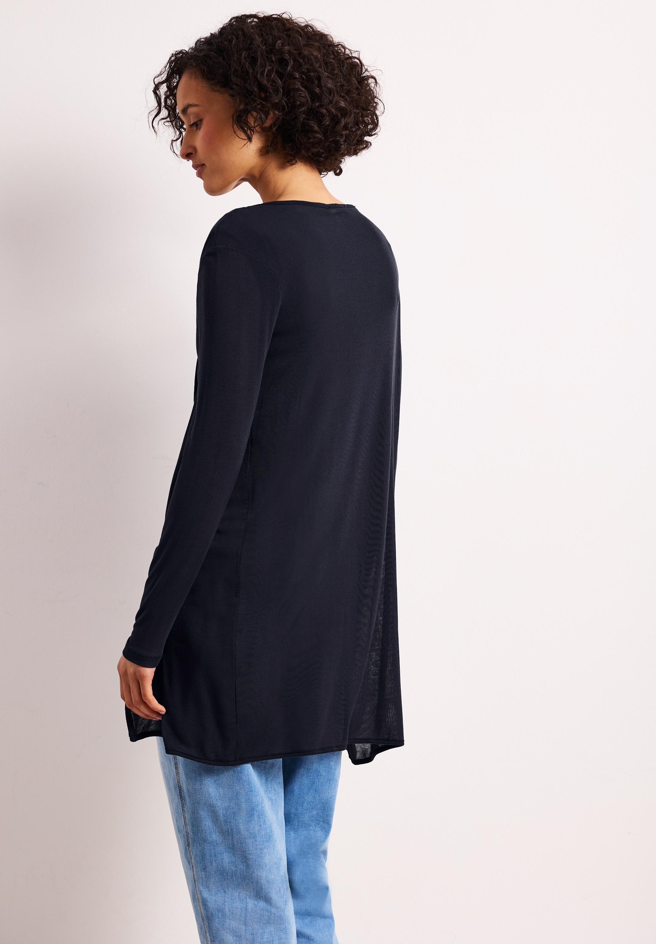 STREET ONE Longstrickjacke aus softer Viskose