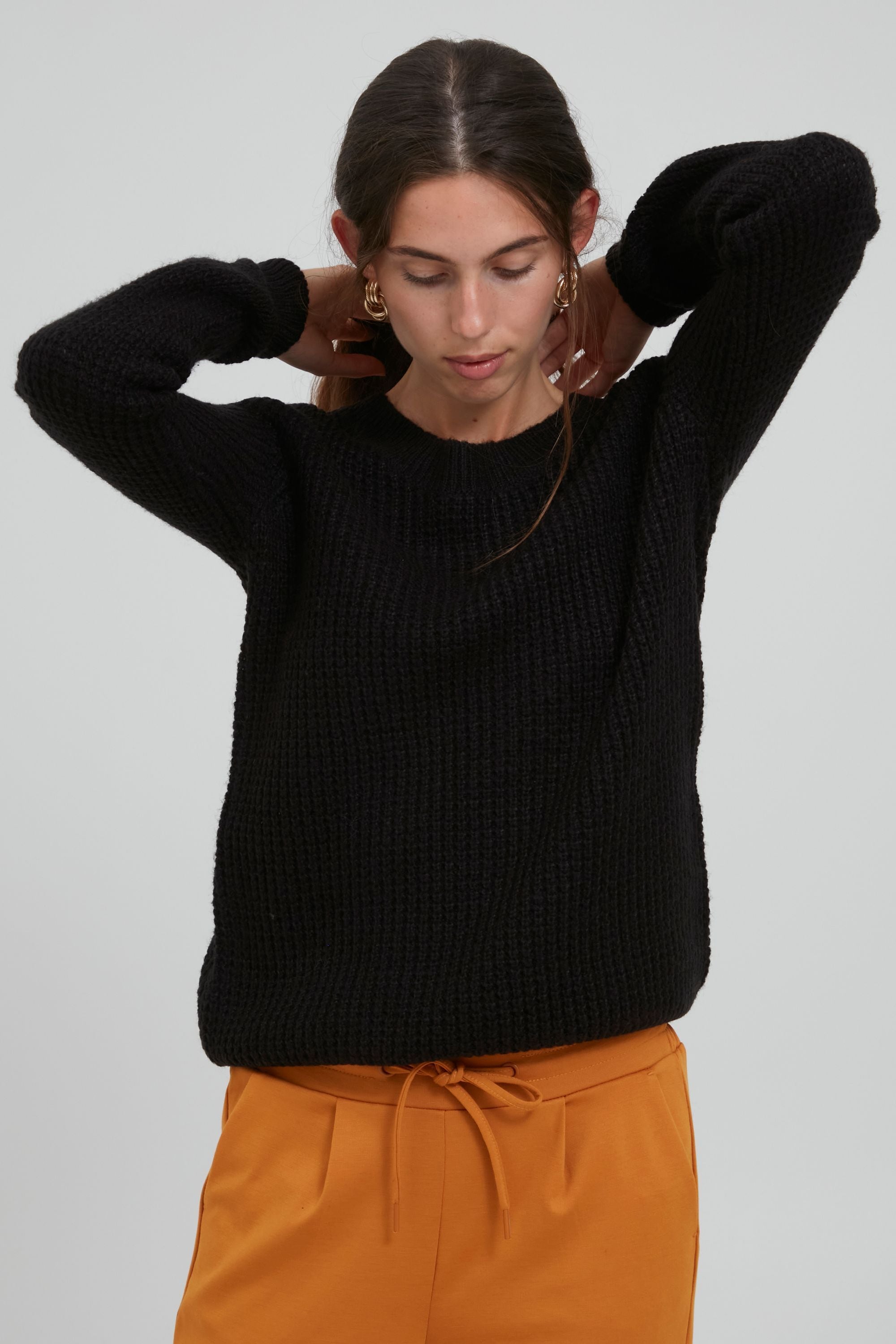 Ichi Strickfleece-Pullover »Strickpullover IHOdansa«