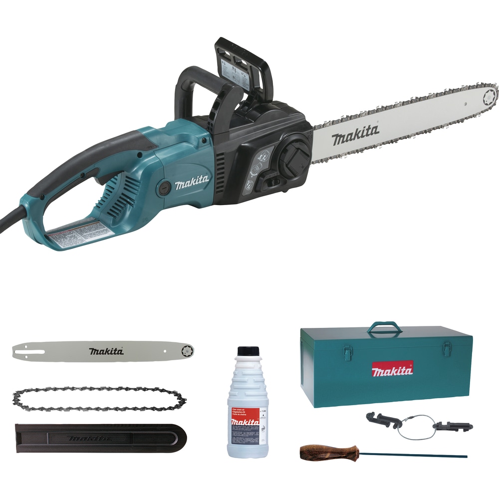 Makita Elektro-Kettensäge ""UC4051AK" 2.000 W, 14,5 m/s, 40 cm, ohne Akku und Ladegerät" leistungsfähig,werkzeuglose Kettenspannung +Ketten-und Schienenwechsel