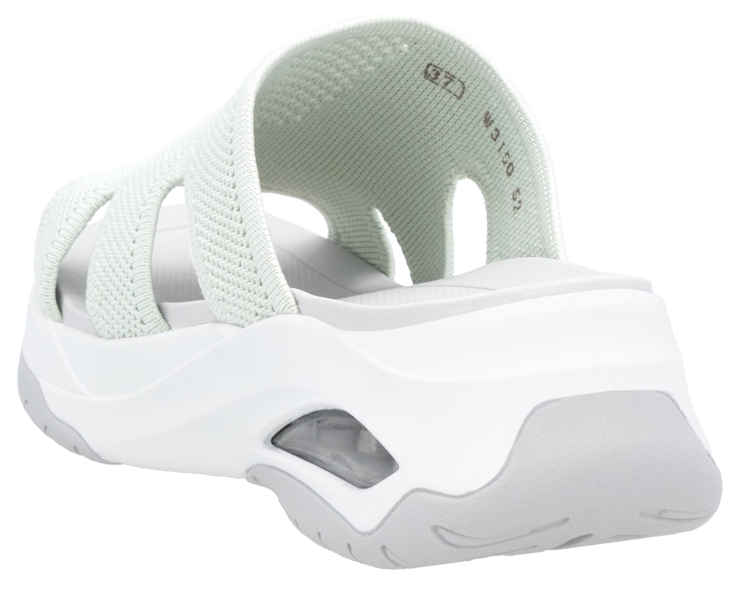 RIEKER Sport Pantolette »vegan«, Sommerschuh, Hausschuh, Keilabsatz, in der Maschine waschbar