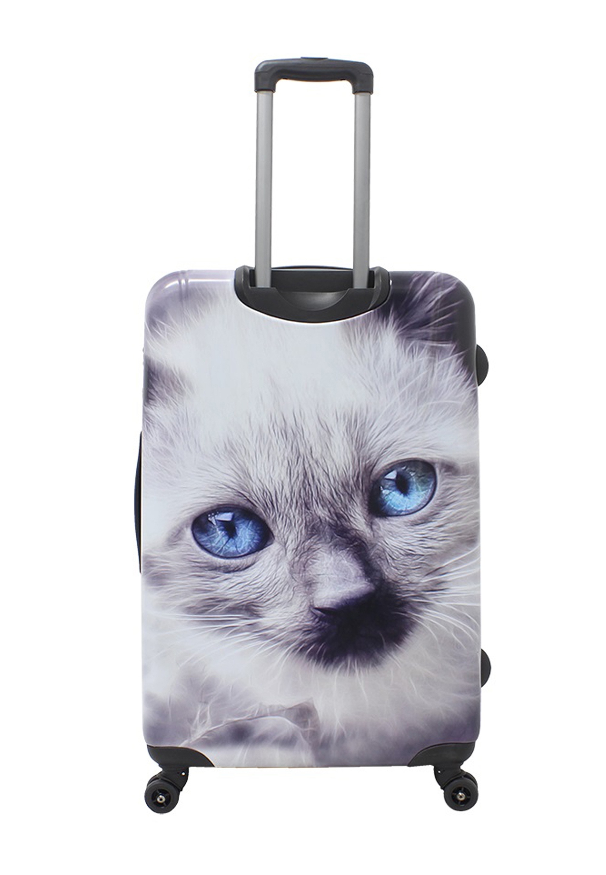 Saxoline® Koffer »White Cat« mit niedlichem Katzenmotiv