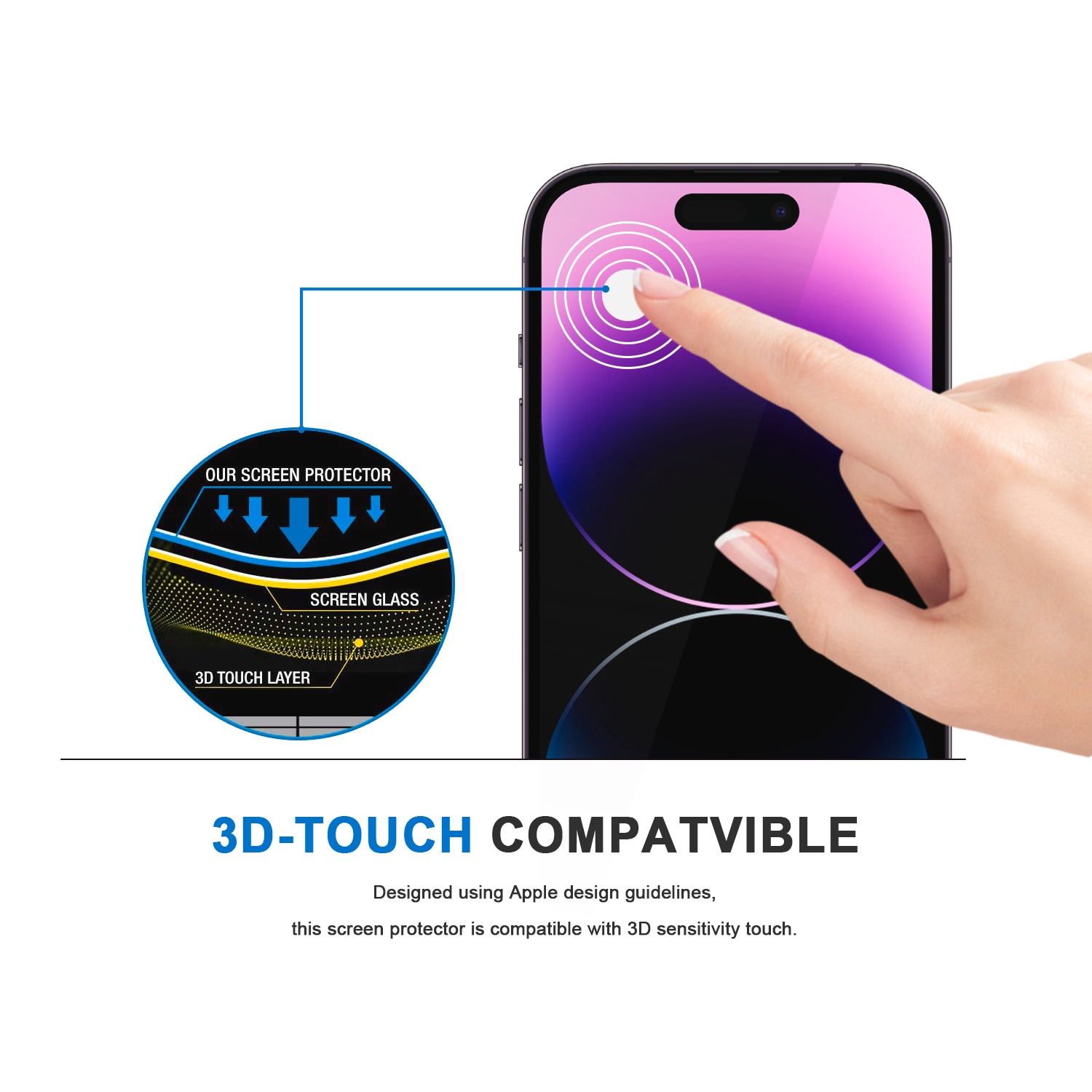 4smarts Displayschutzglas »Second Glass Privacy (10x) Service Kit für Apple iPhone 16e«, für Apple iPhone 16e, Displayschutzfolie, Schutzfolie, Bildschirmschutz, kratz- & stoßfest