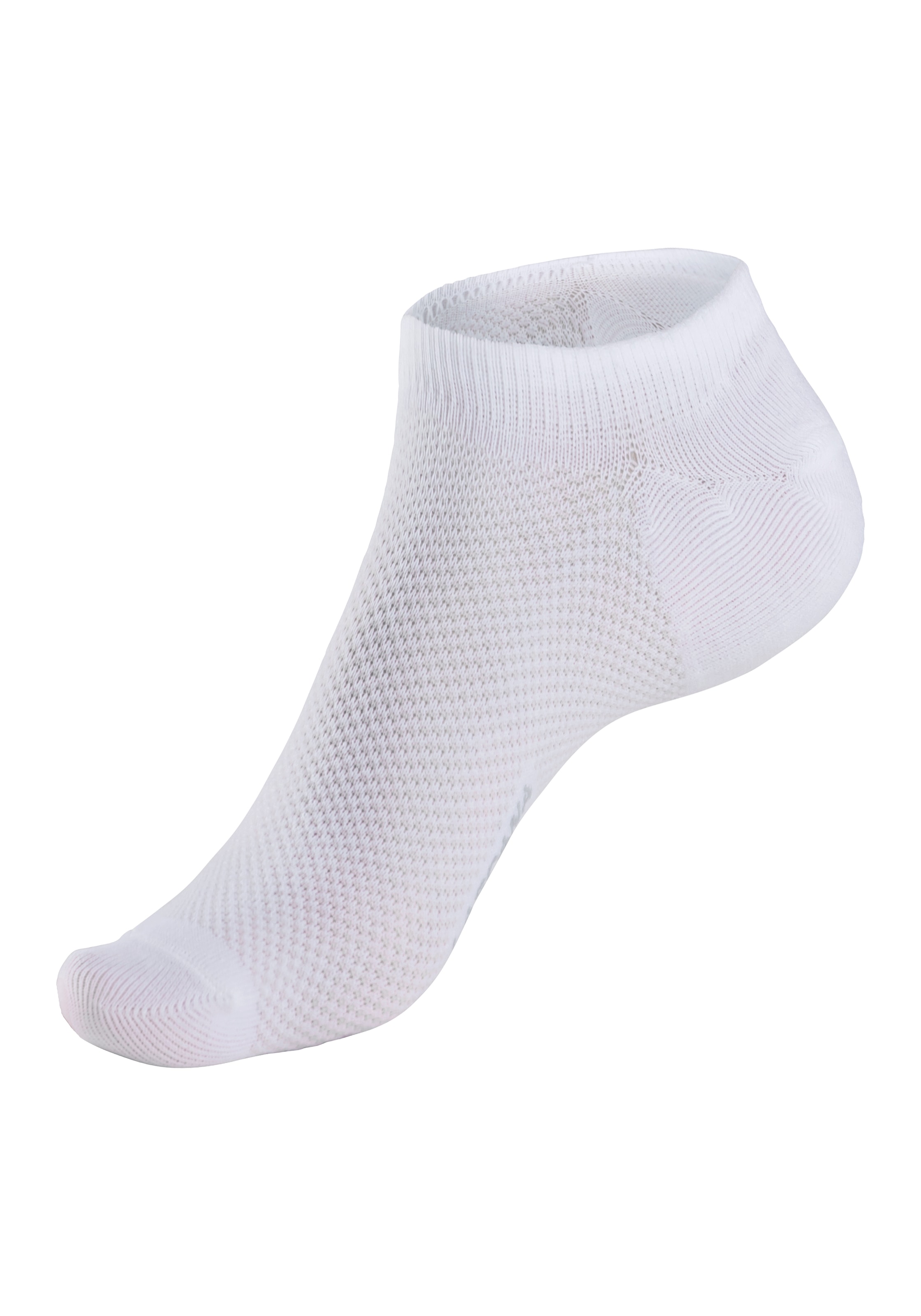 LASCANA ACTIVE Sneakersocken, (Packung, 7 Paar), mit Pikeestruktur und Silicon