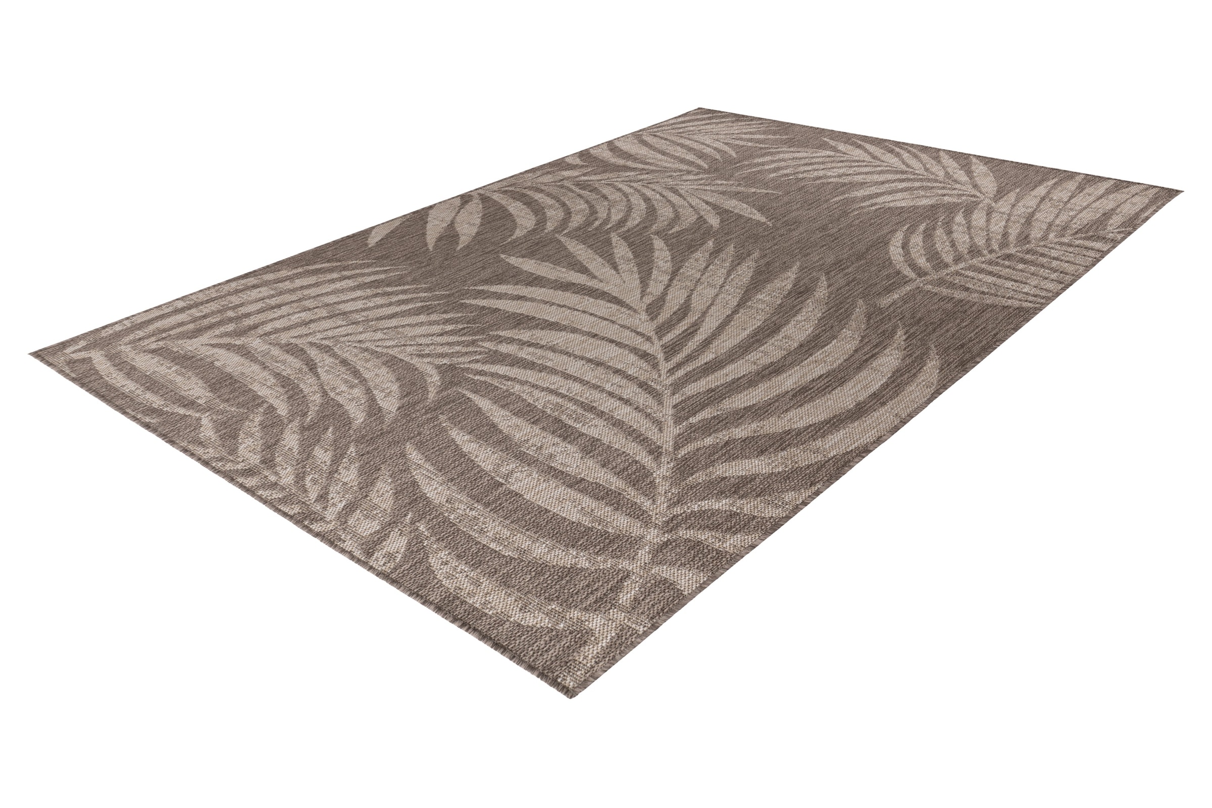 Kayoom Teppich »Nibru 725« rechteckig 5 mm Höhe Flachgewebe, In- und Outdoor geeignet, schnell trocknend, floral