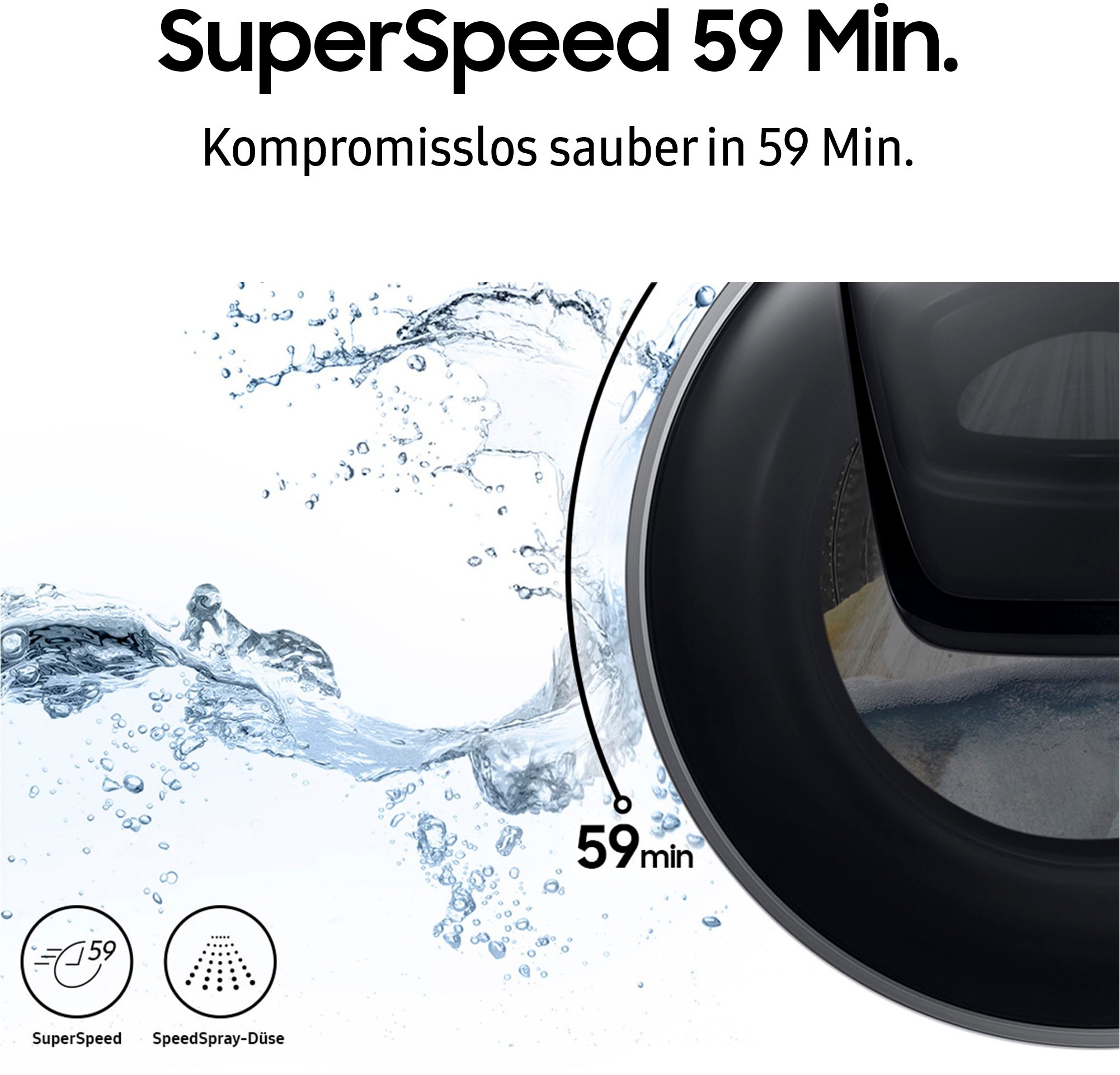 Samsung Waschmaschine »WW11BB744AGW«, 11 kg, 1400 U/min