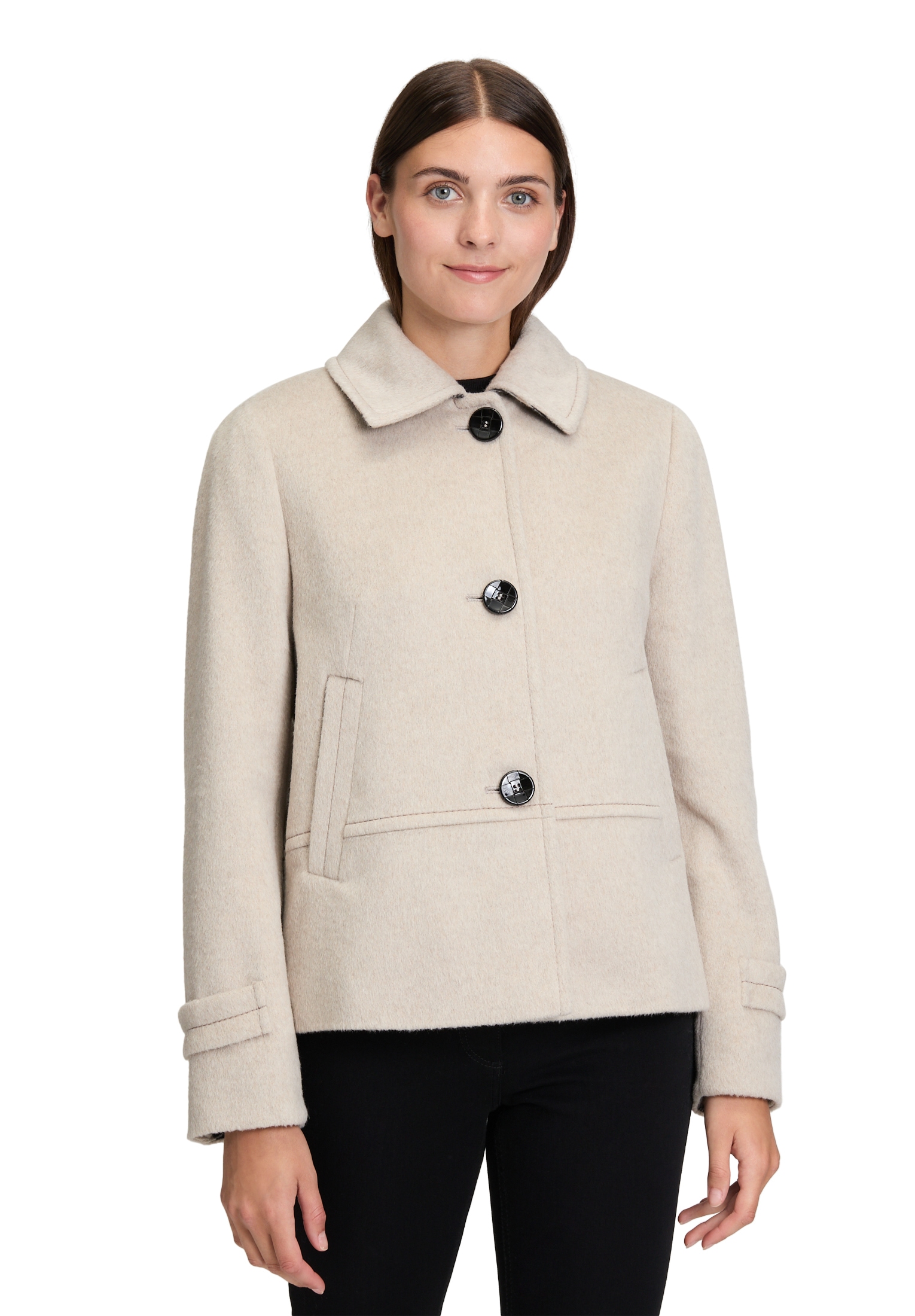 Gil Bret Wolljacke "Damen Wolljacke mit Kragen" günstig online kaufen