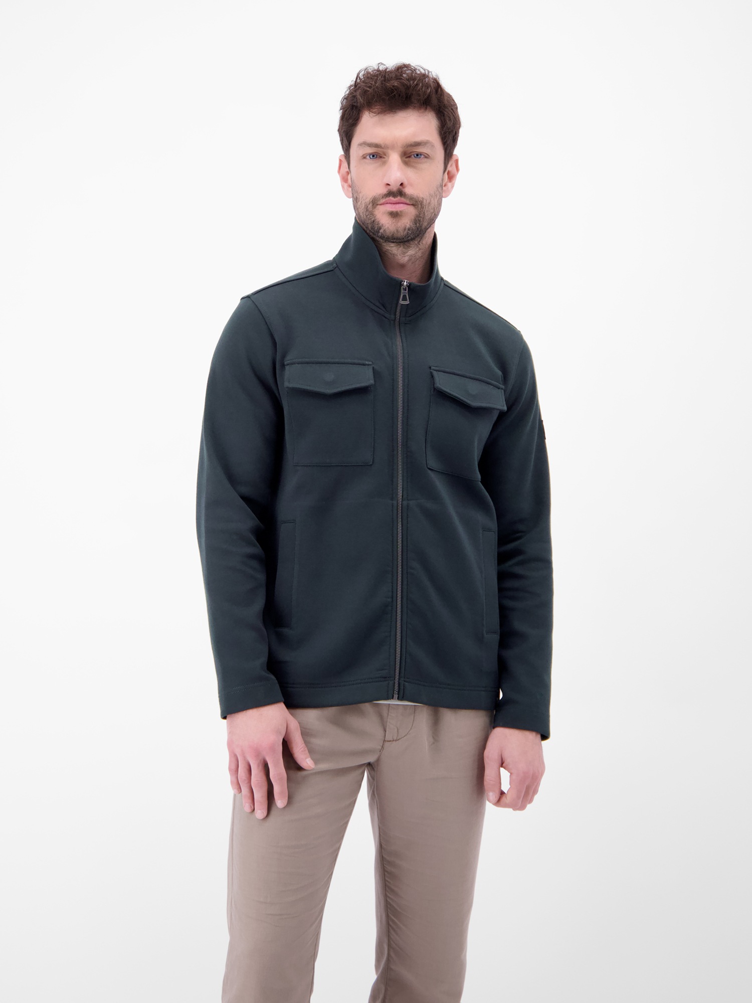 LERROS Sweatjacke "Sweatjacke mit Brusttaschen" günstig online kaufen