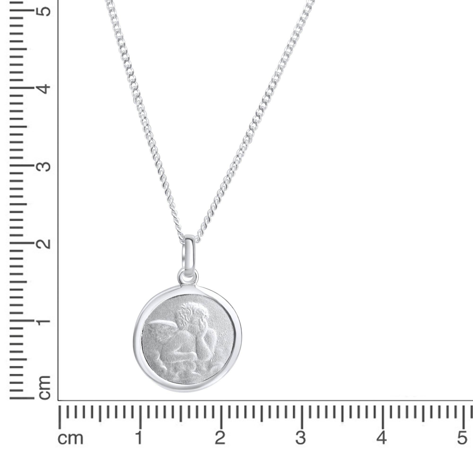 Zeeme Kette mit Anhänger »Silber 925 Engel-Motiv 36/38cm«