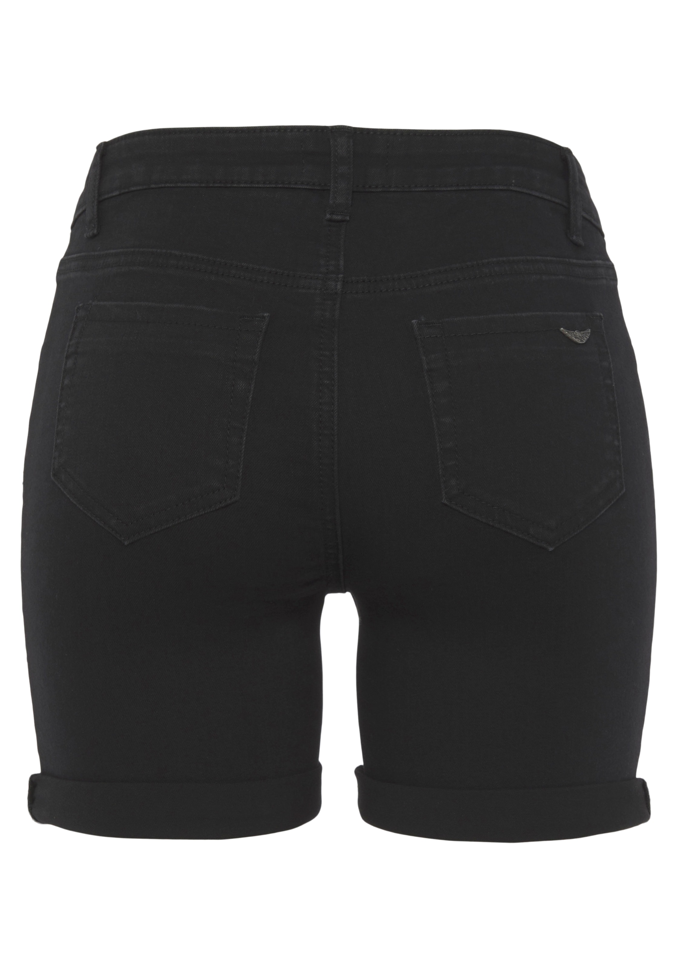 Arizona Jeansshorts »Ultra-Stretch«, Mid-Waist