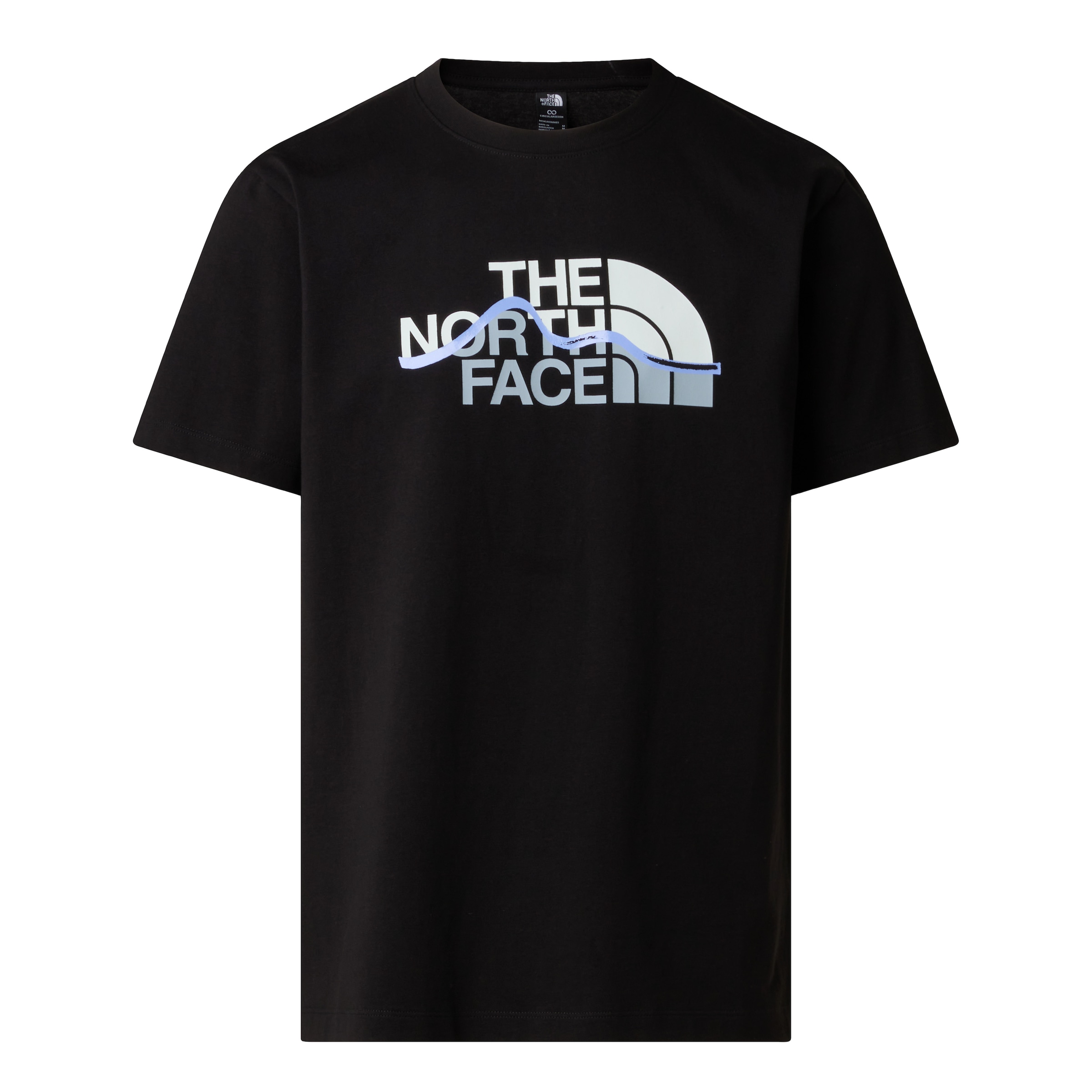 The North Face T-Shirt »M MOUNTAIN LINE REGULAR SHORT SLEEVE TEE« 1 tlg. sportlicher Stil, Kurzarm, für Sport und Outdoor, aus Baumwolle