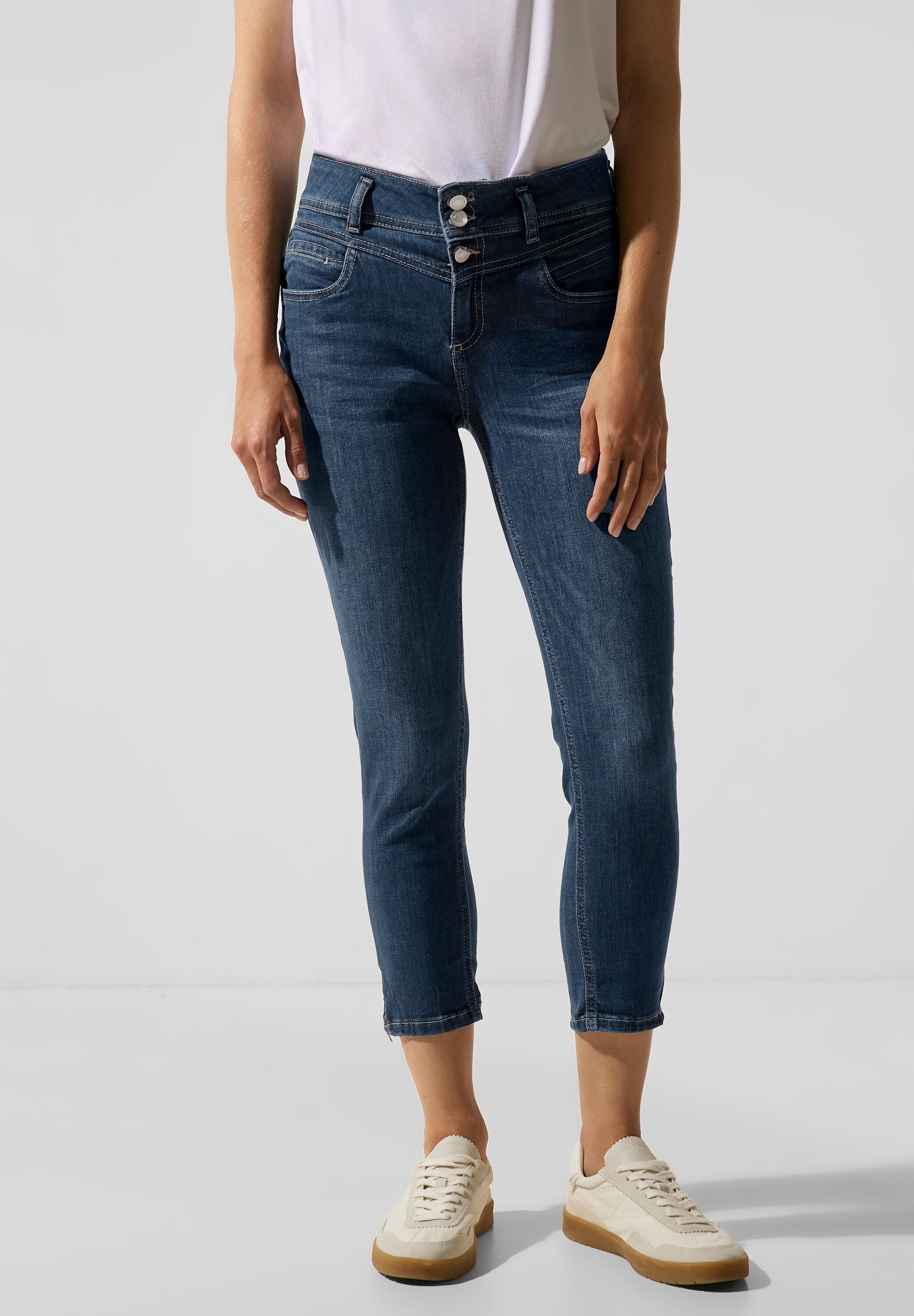STREET ONE Skinny-fit-Jeans, High Waist
