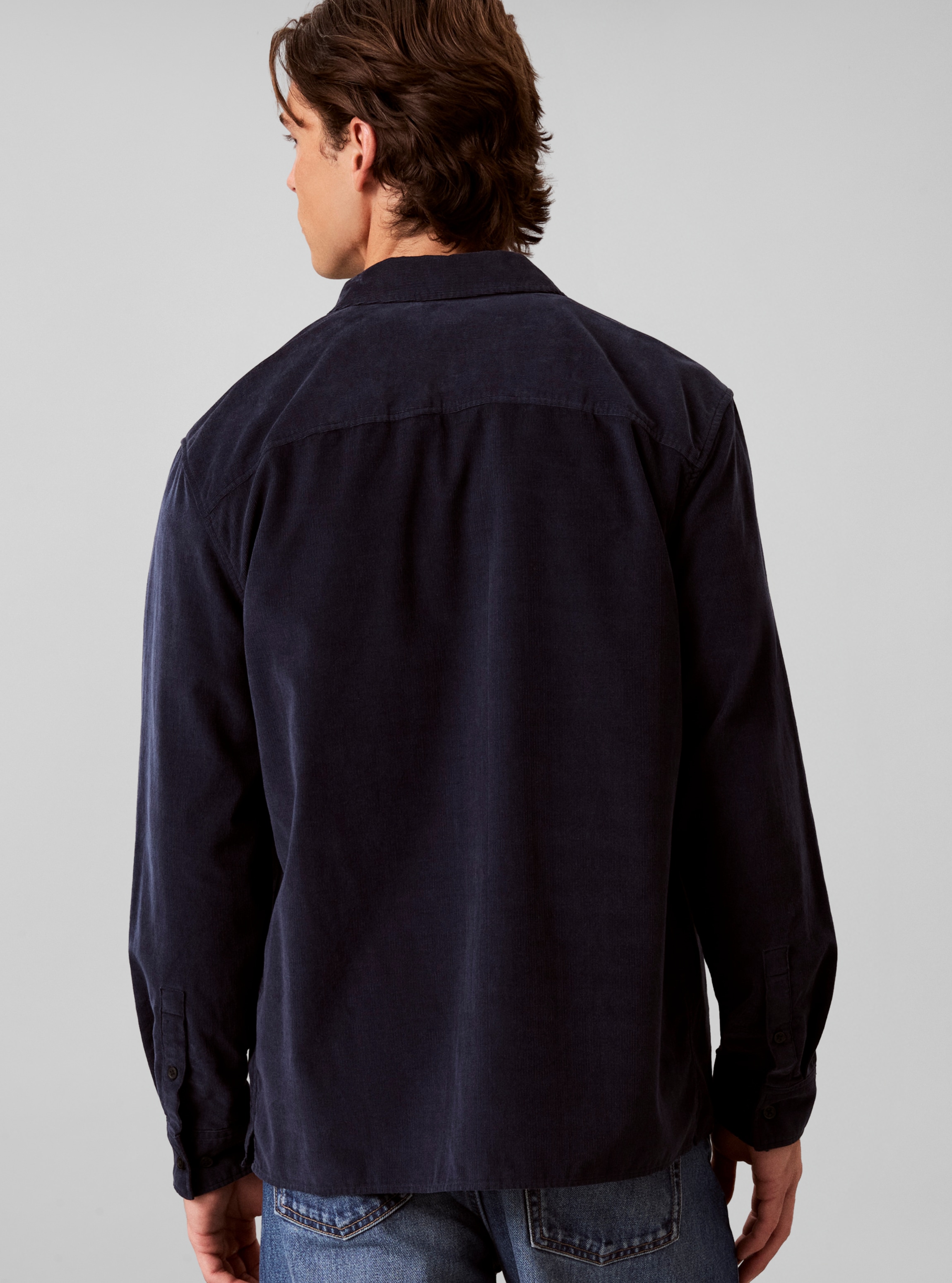 Calvin Klein Langarmhemd »LS CORDUROY EASY SHIRT« Regular fit mit Kragen