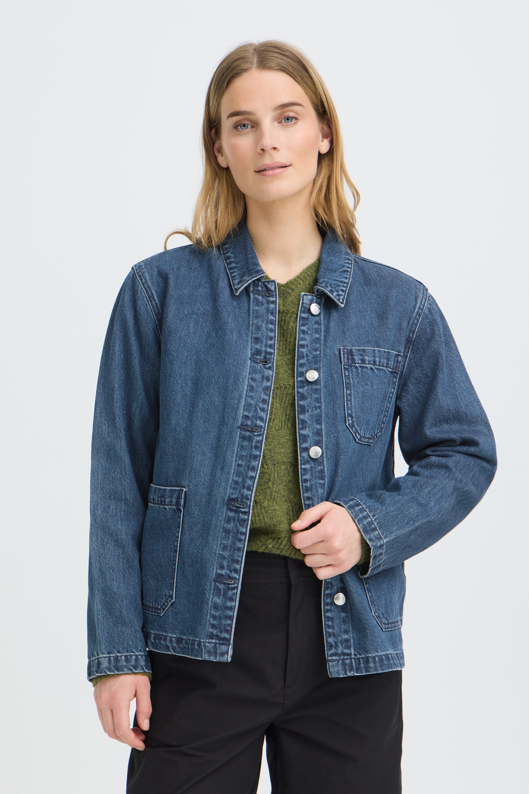Pulz Jeans Jeansjacke »Damen Jeansjacke PZGIANNI«
